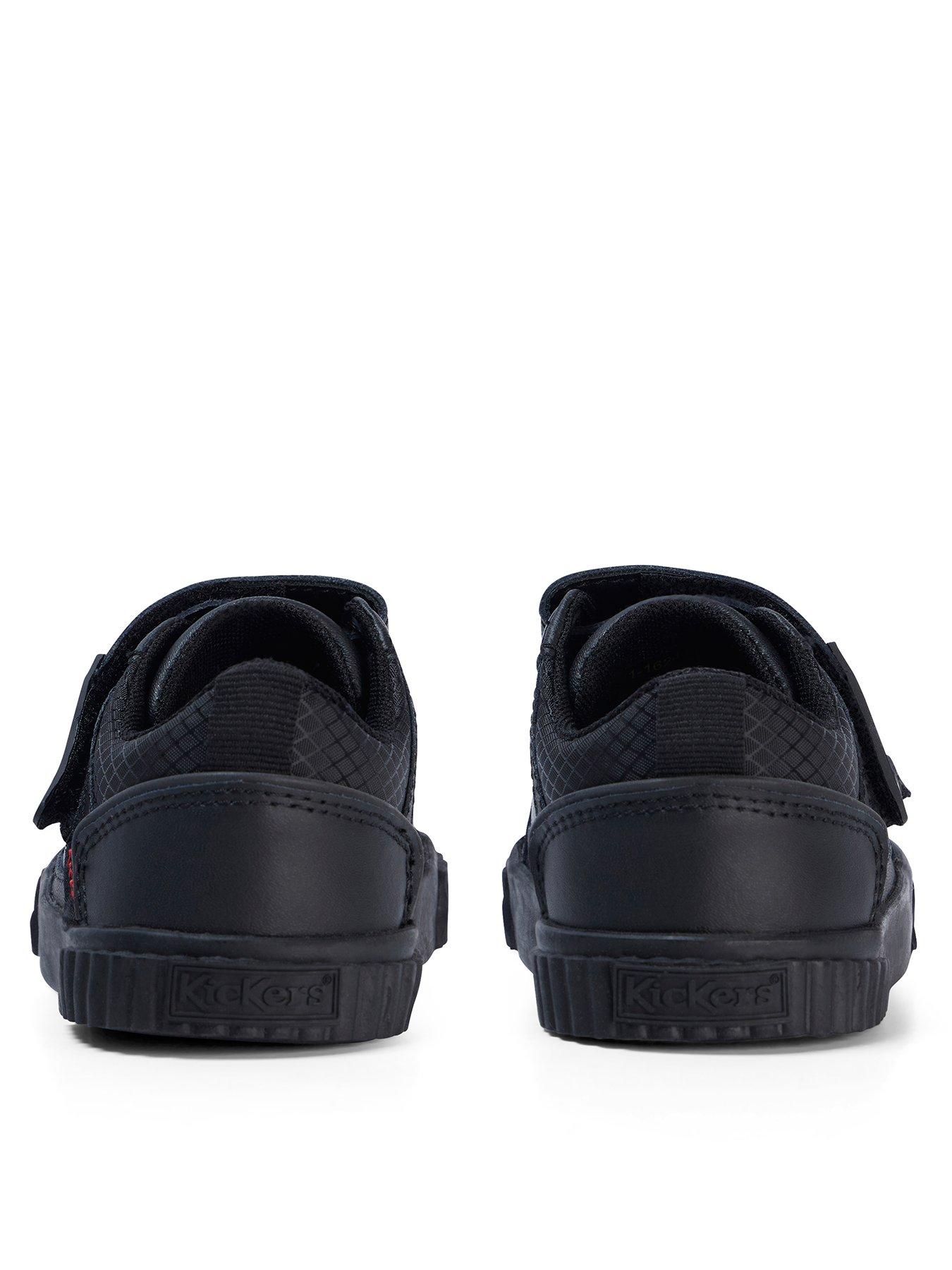 Image 2 of 6 of Kickers Tovni Twin Flex Leather Plimsoll School Shoe