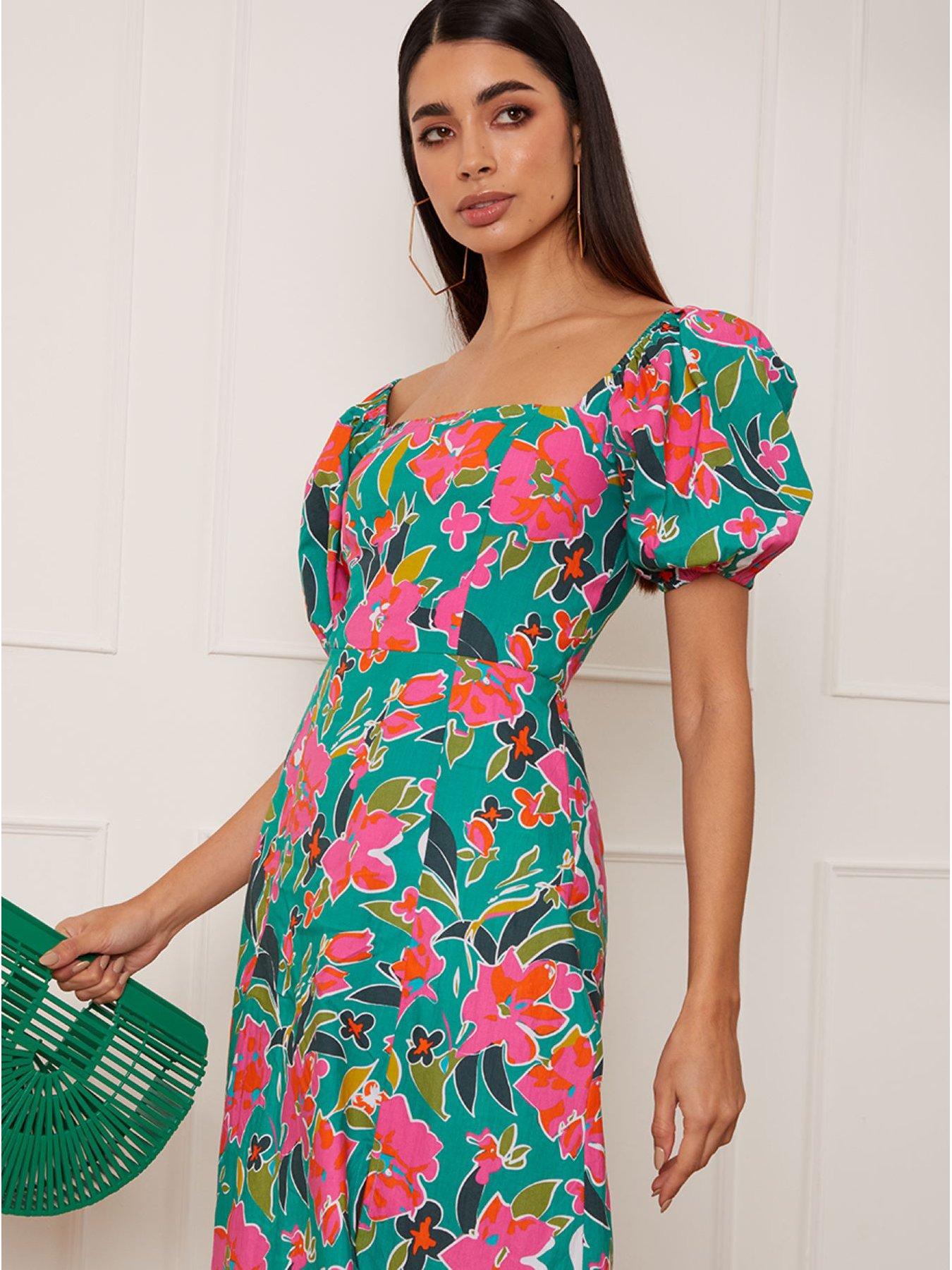 chi-chi-london-square-neck-floral-maxi-dress-in-greenoutfit