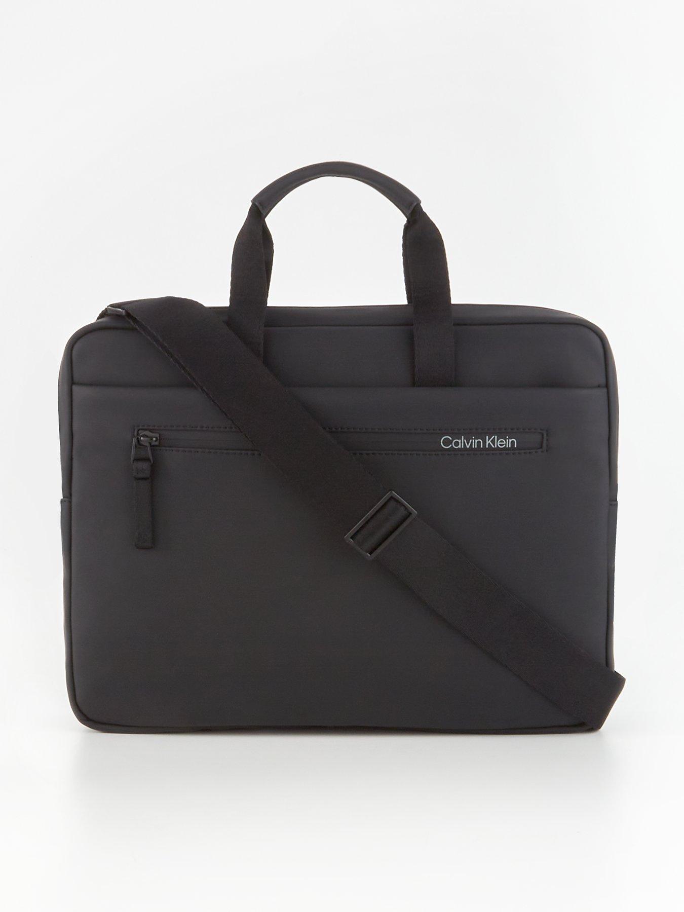 Calvin klein outlet slim laptop bag