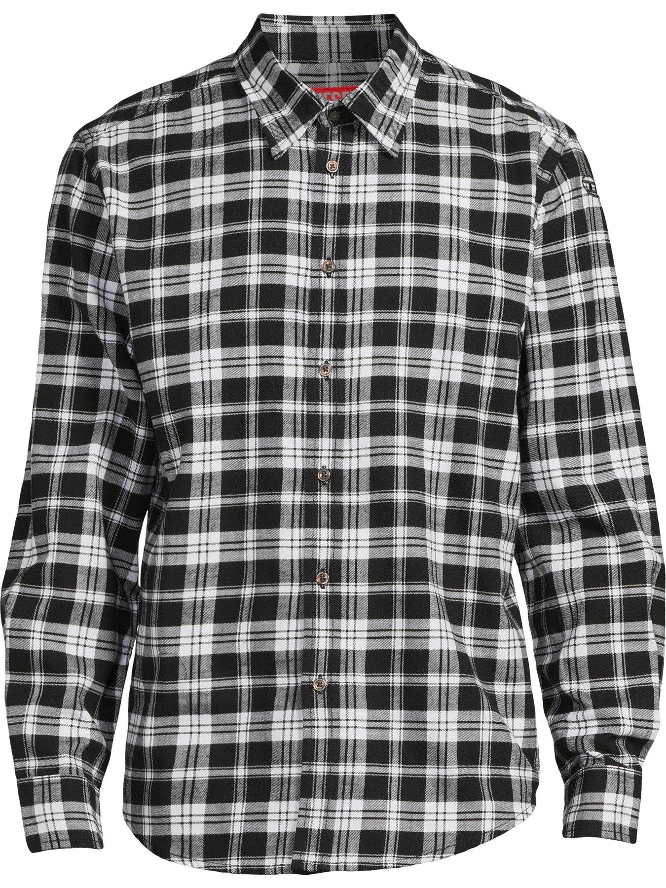 diesel-diesel-regular-fit-flannel-checked-shirt-blackoutfit