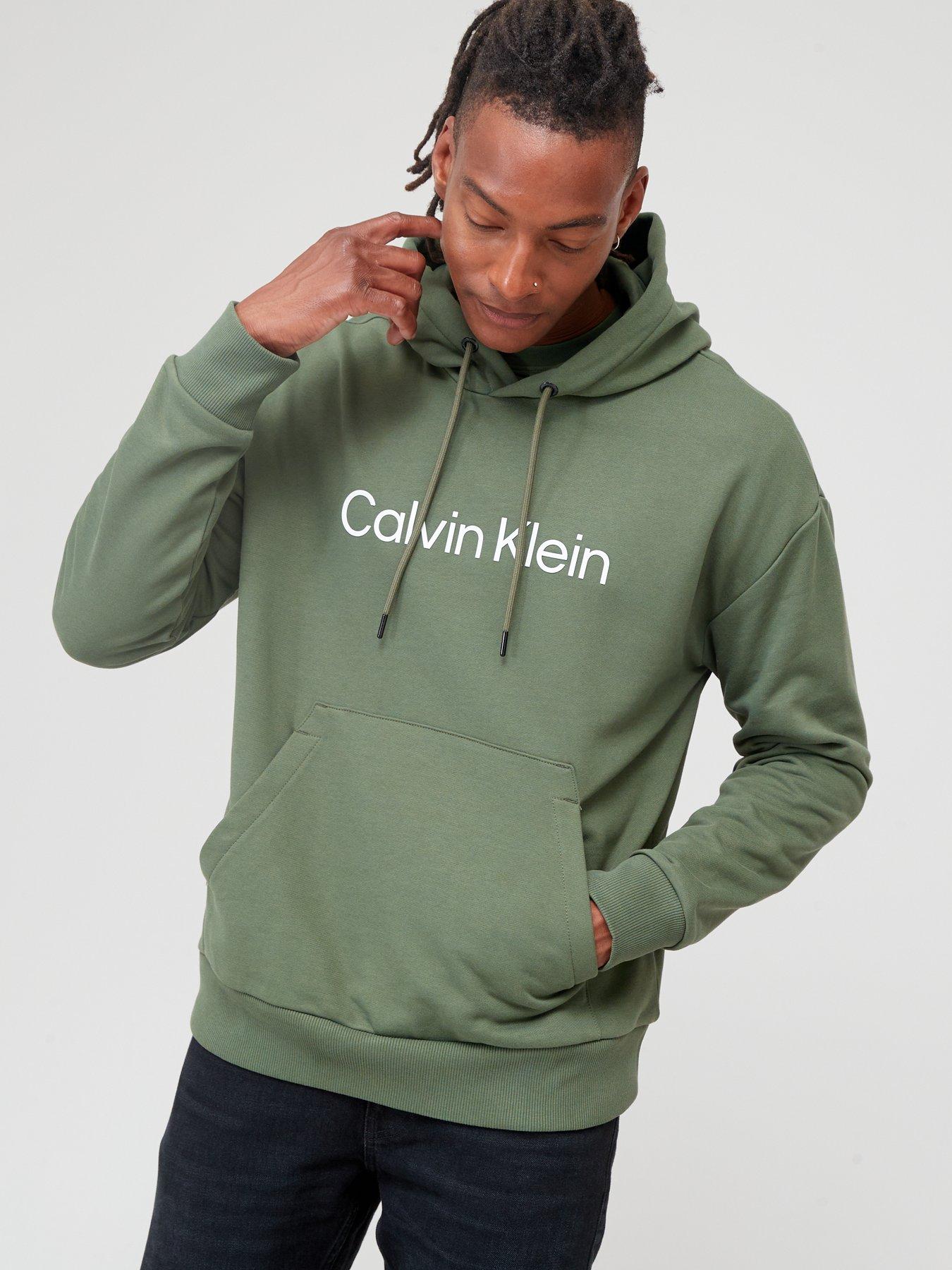 Green calvin on sale klein hoodie