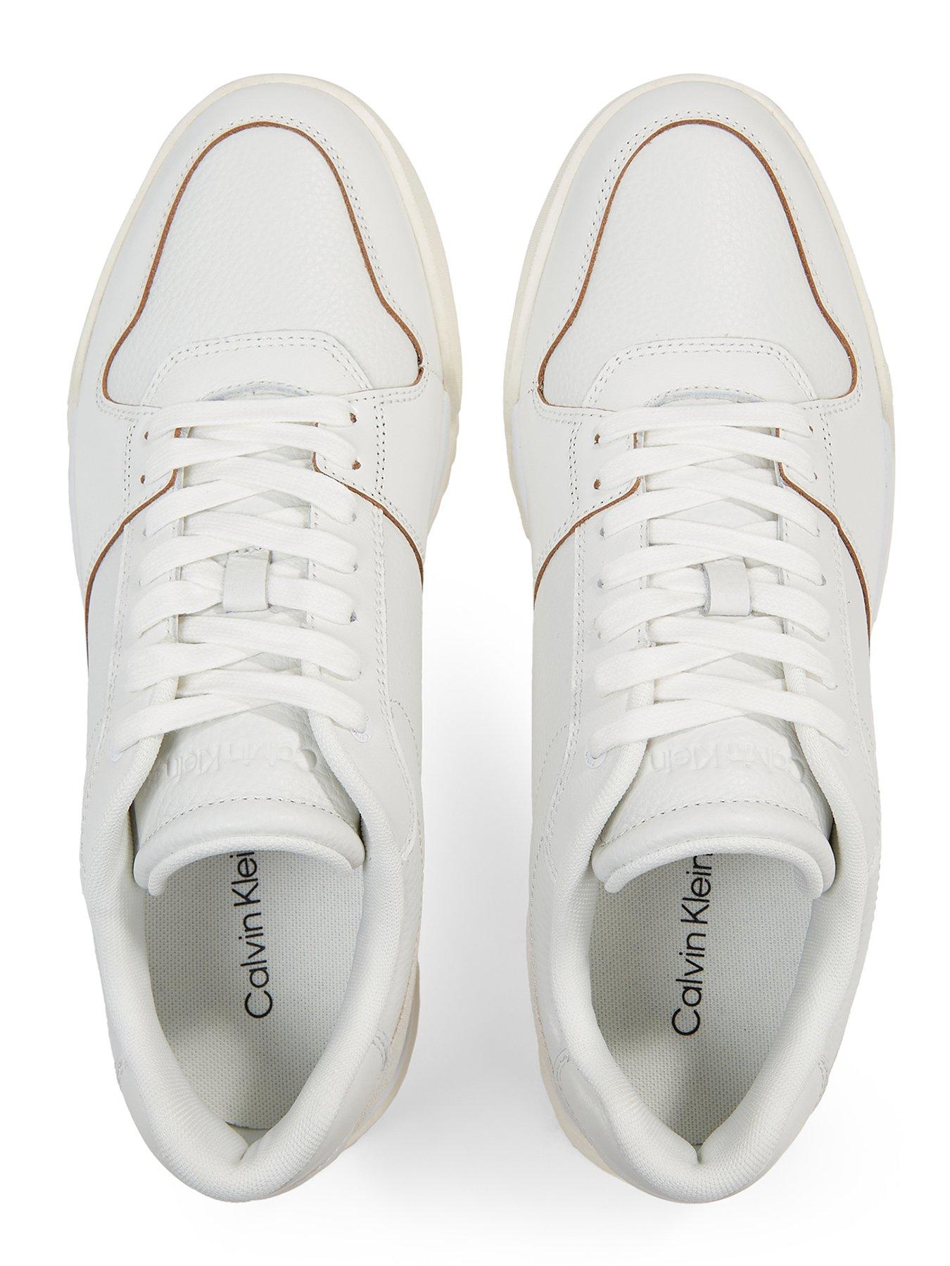 calvin-klein-low-top-lace-up-trainer-whiteoutfit