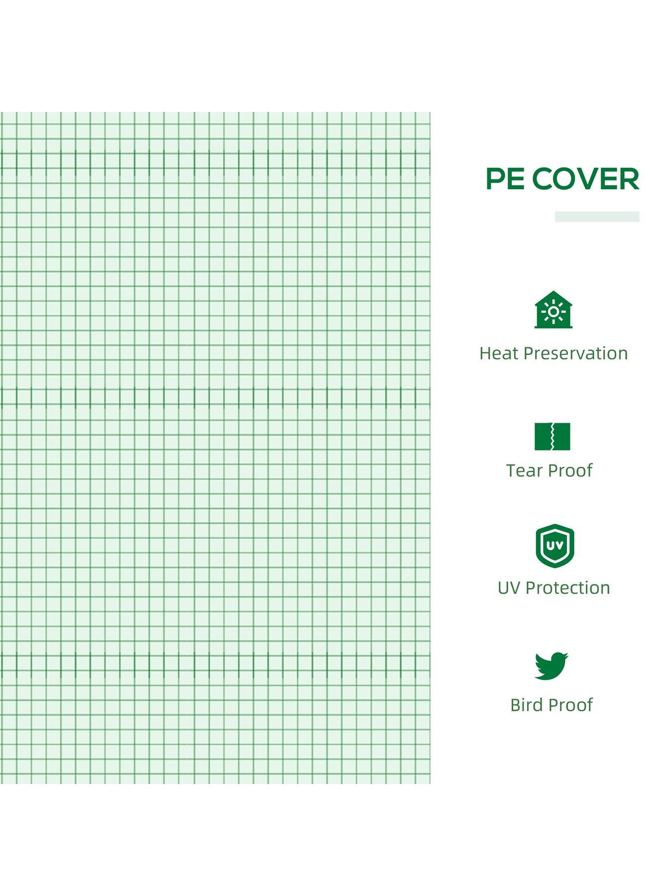 Image 4 of 7 of OutSunny Mini Ground&nbsp;Greenhouse With&nbsp;Observation Windows