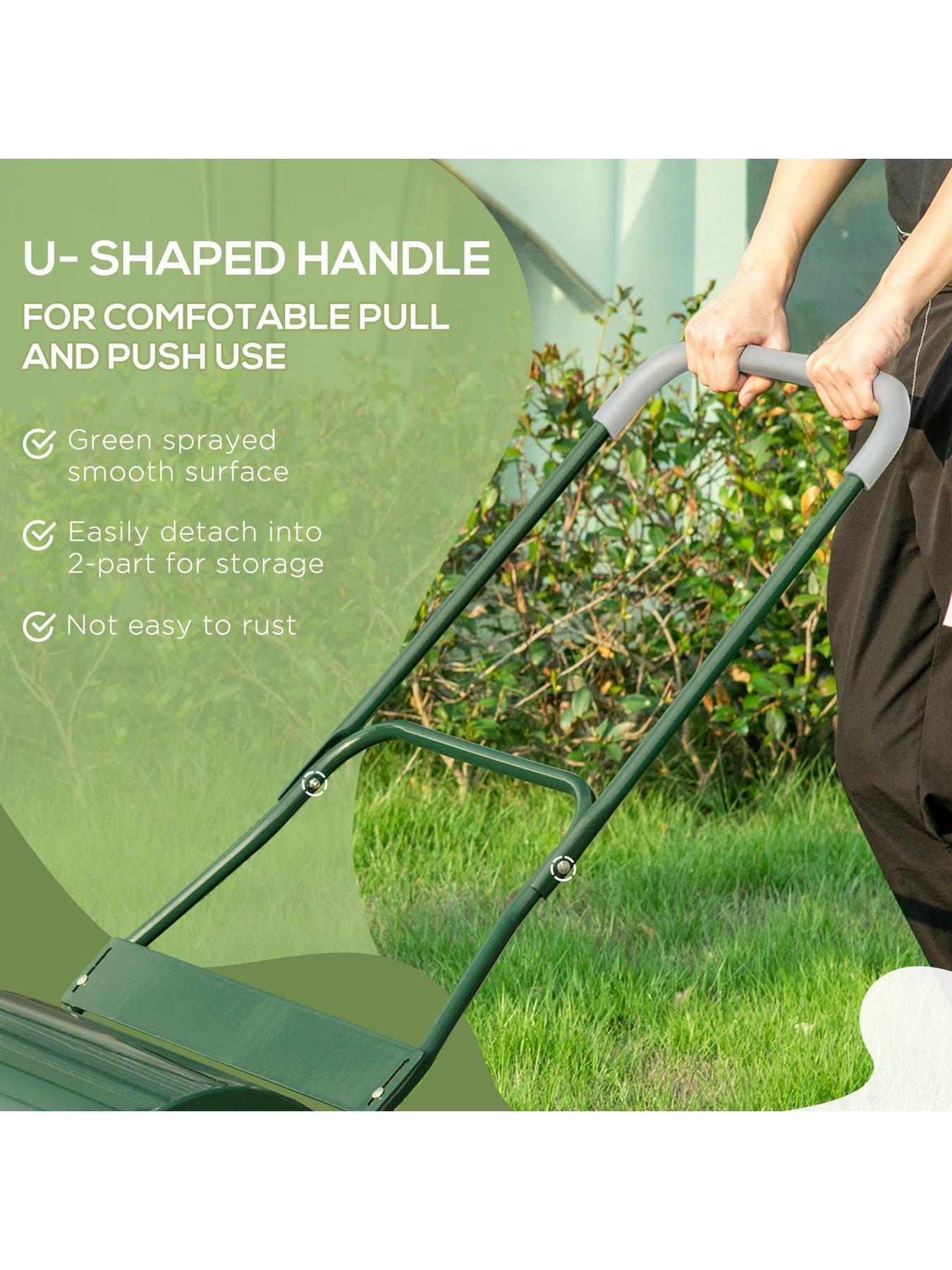 outsunny-40l-metal-sand-or-water-filled-lawn-roller--nbspgreendetail