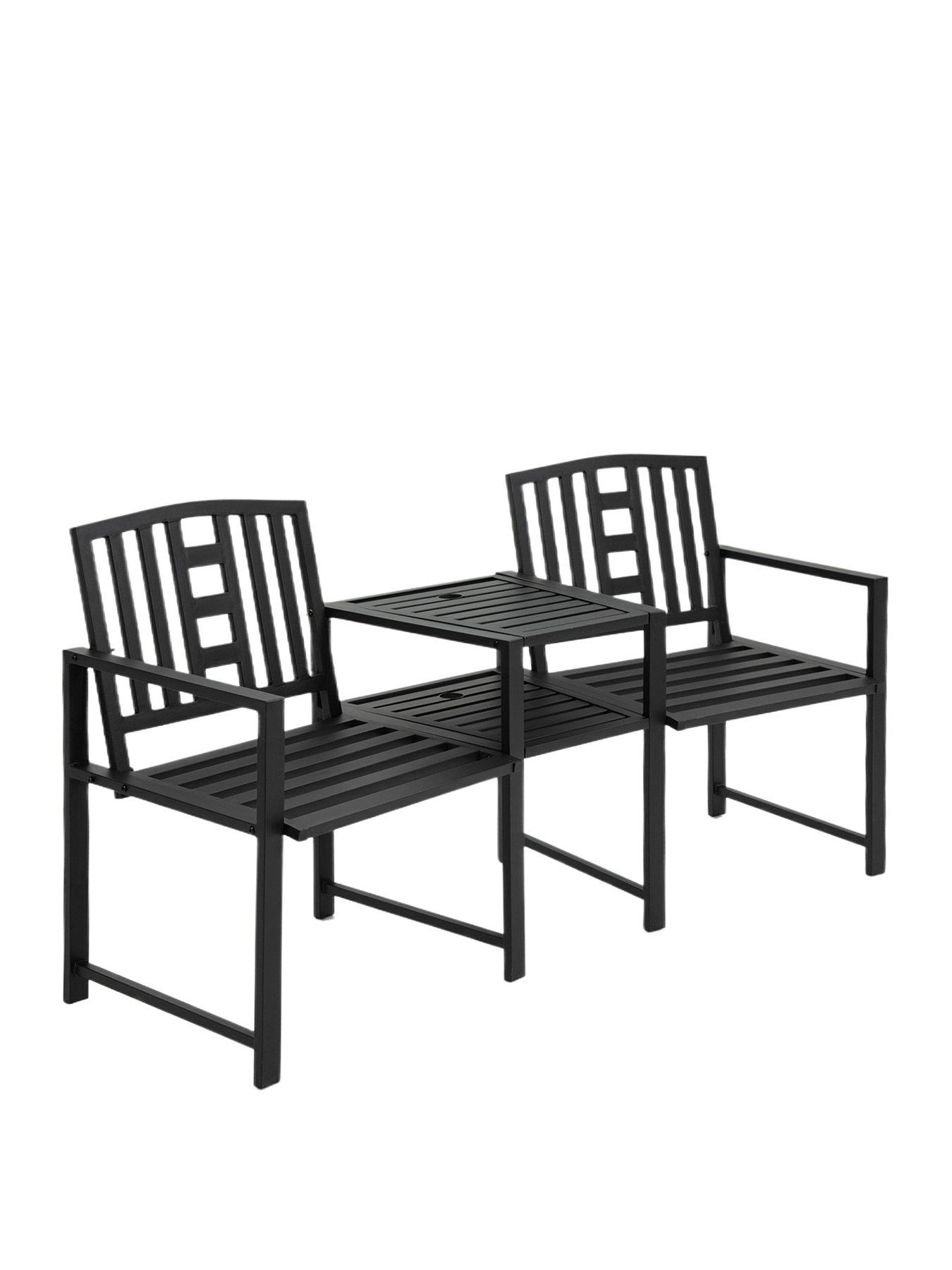 outsunny-2-seat-gardennbsploveseats-withnbspcoffee-tablestillFront