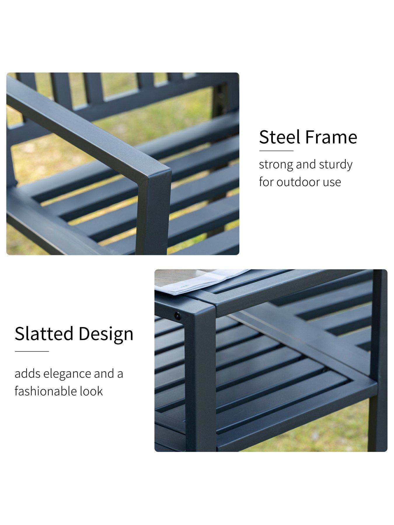 outsunny-2-seat-gardennbsploveseats-withnbspcoffee-tabledetail