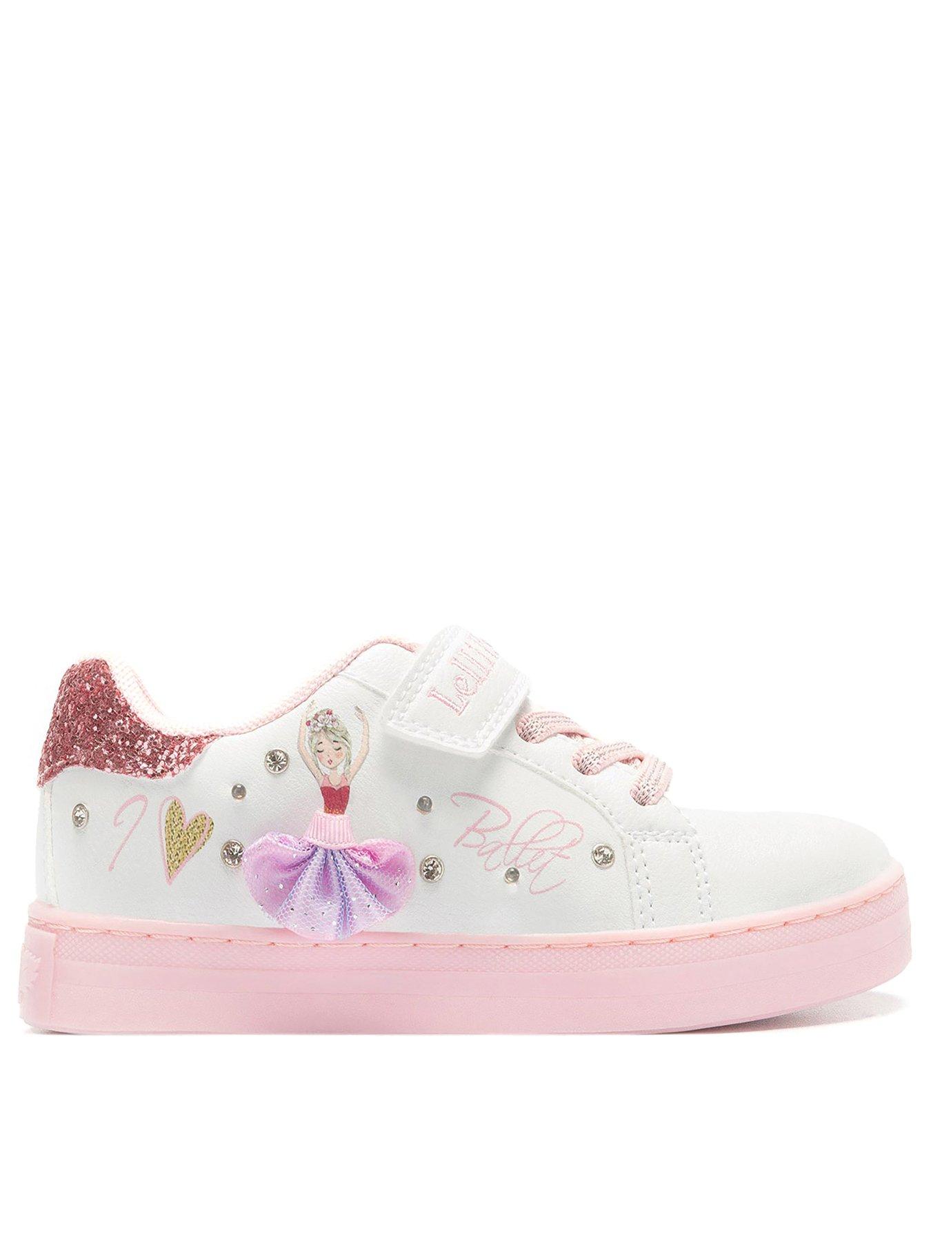 Lelli Kelly Mille Stelle Princess White Kids girls trainers LK4826