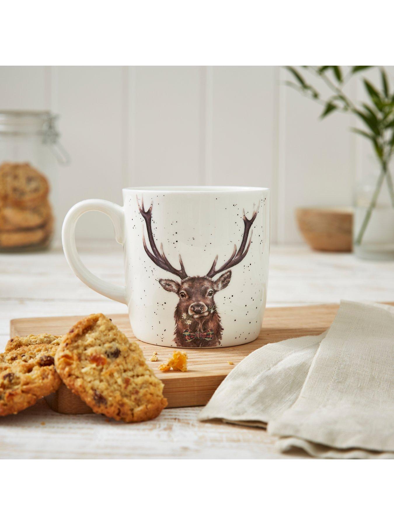 royal-worcester-wrendale-designs-dad-mug-stagstillFront