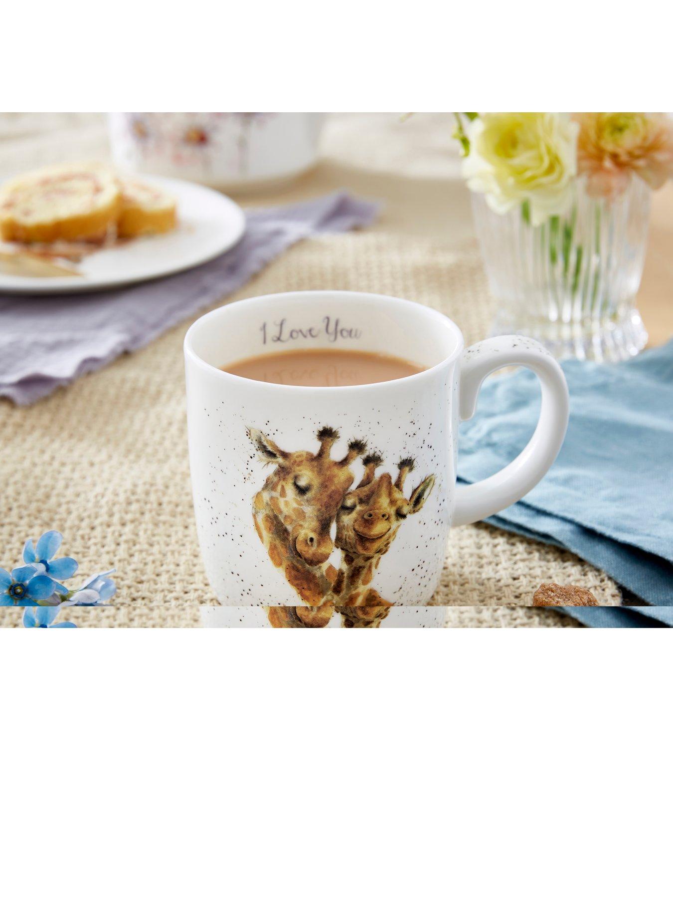 Image 7 of 7 of ROYAL WORCESTER Wrendale Giraffe I Love You Mug