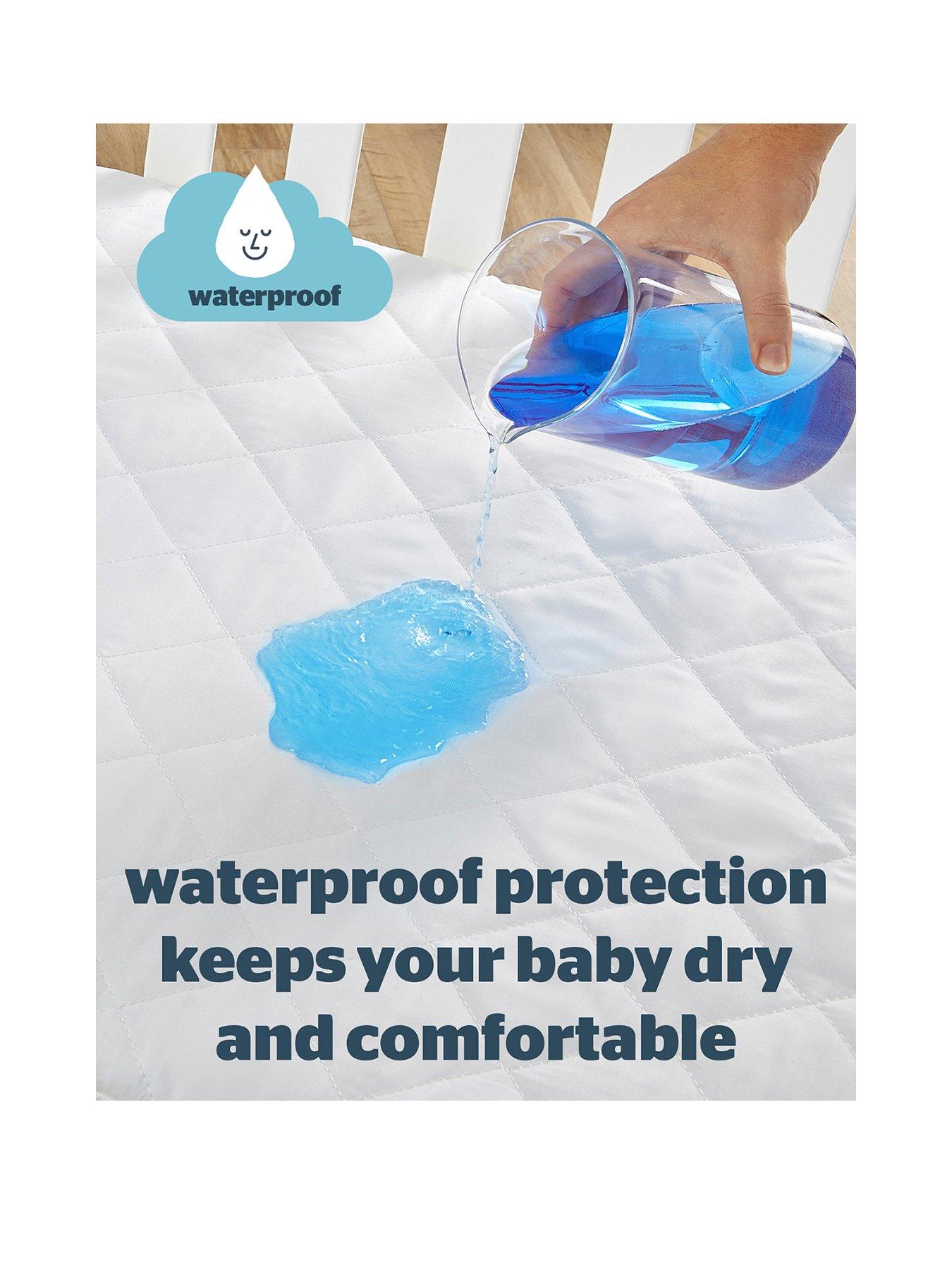 Image 2 of 6 of Silentnight Safe Nights Anti Allergy Waterpoof Cot Bed Mattress Protector -