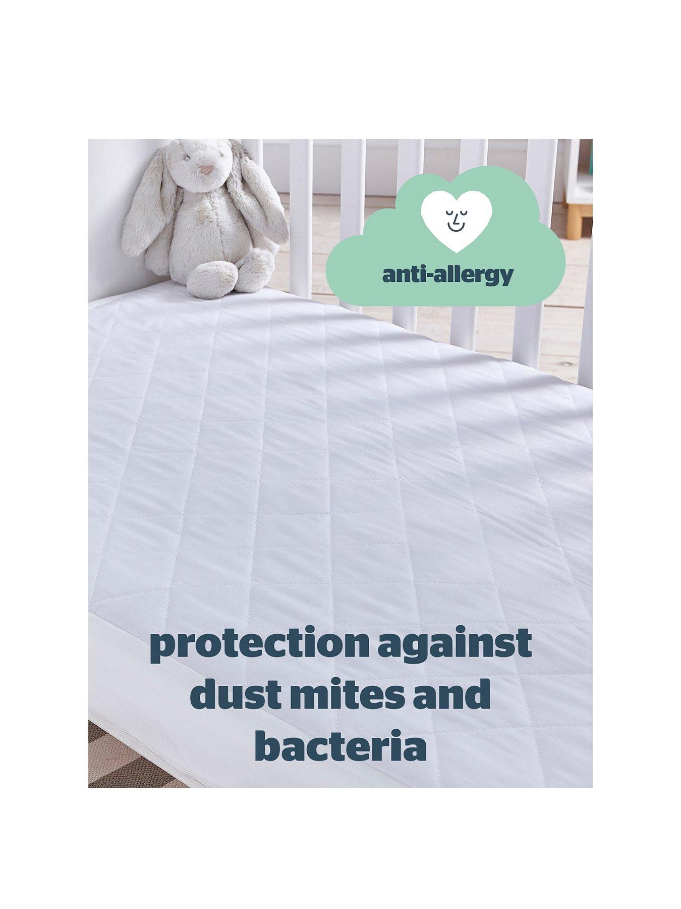 Image 3 of 6 of Silentnight Safe Nights Anti Allergy Waterpoof Cot Bed Mattress Protector -