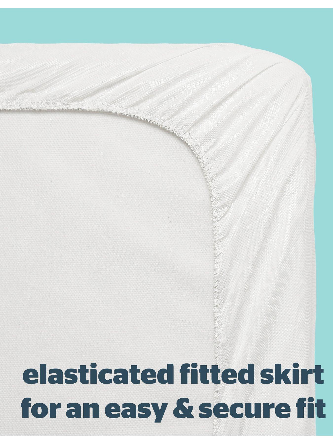 Image 5 of 6 of Silentnight Safe Nights Anti Allergy Waterpoof Cot Bed Mattress Protector -