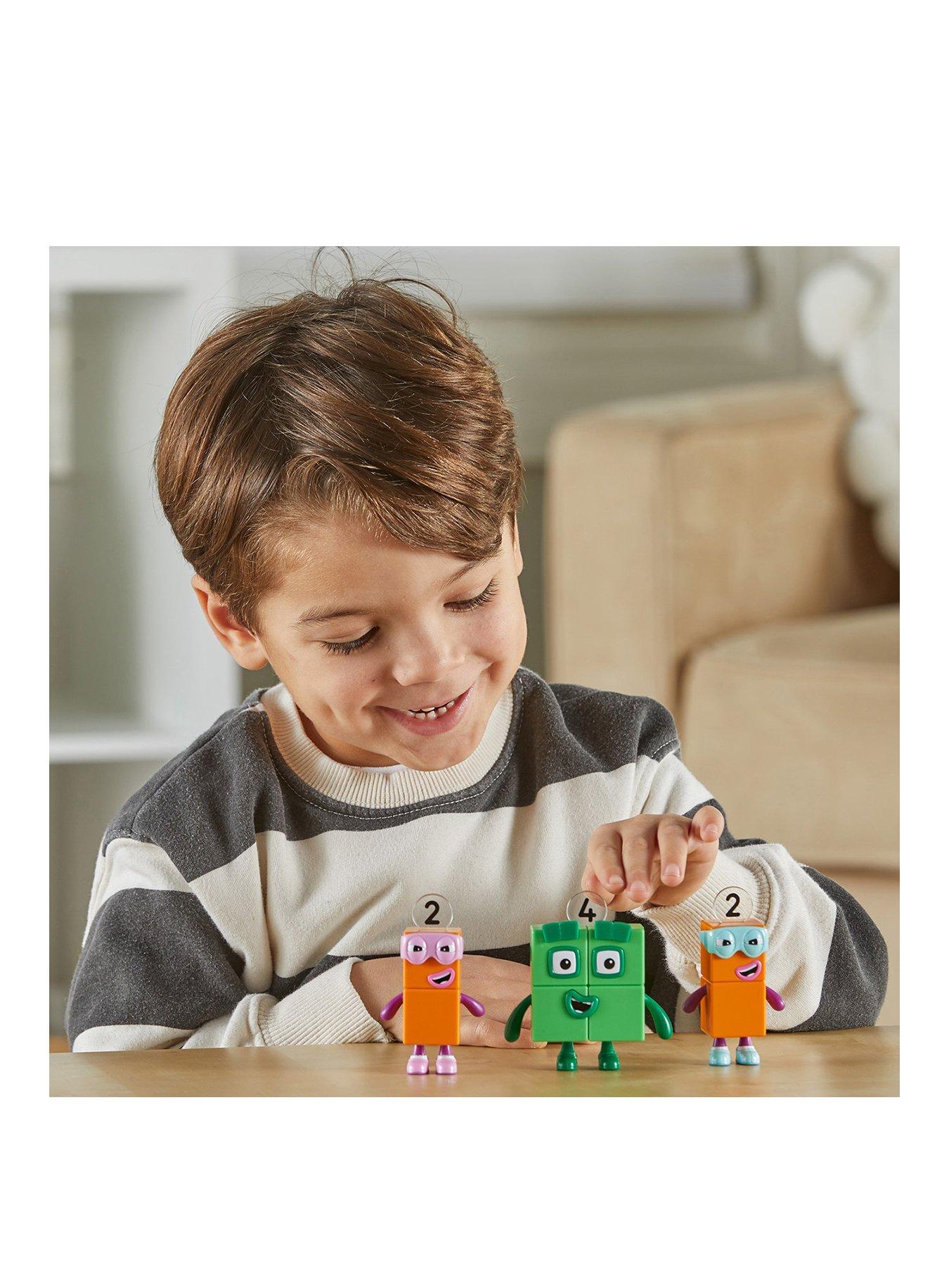 Image 1 of 5 of Numberblock Four and the Terrible Twos Collectable Figures for Imaginative Play