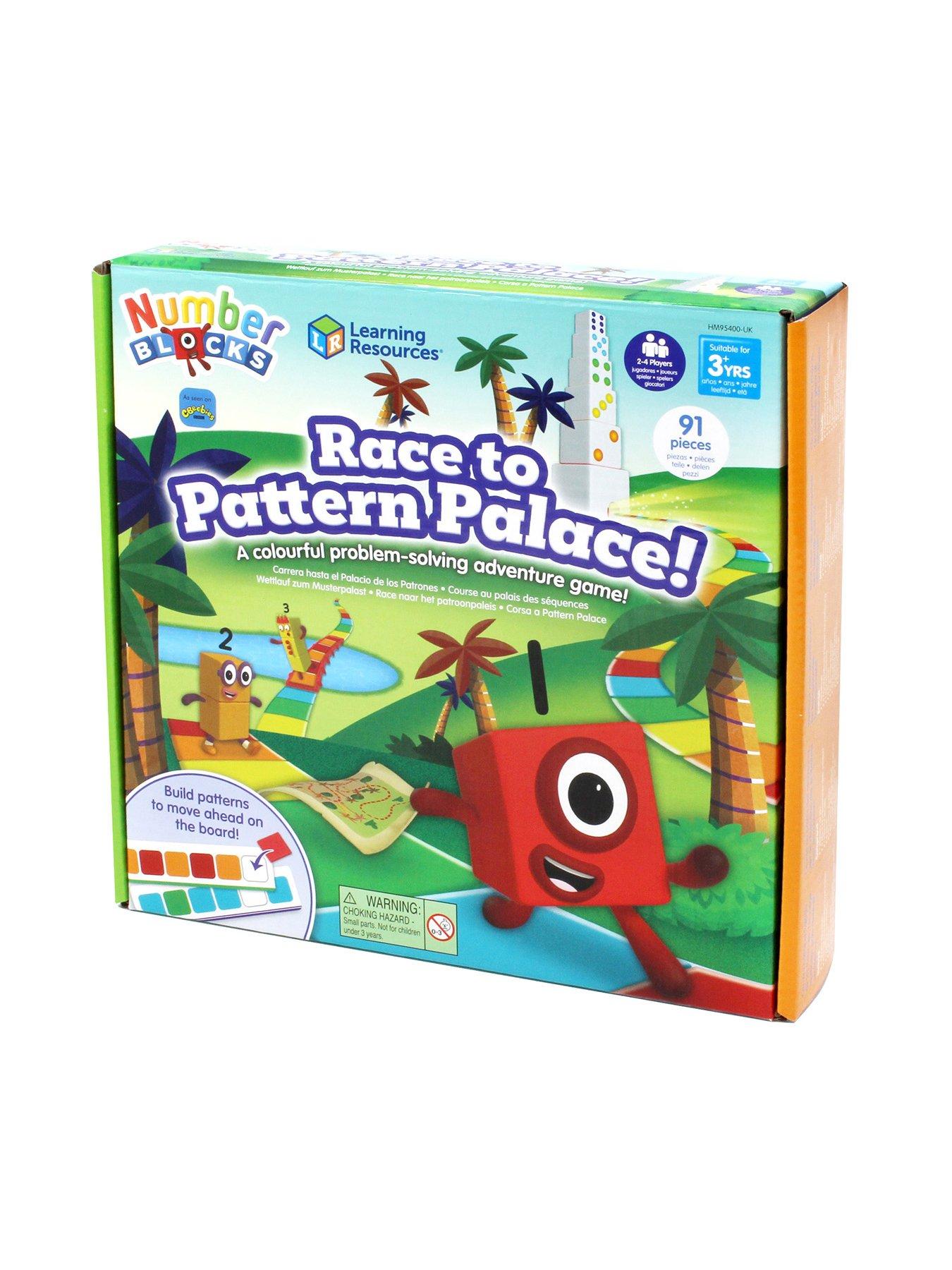 Image 6 of 6 of Numberblocks Race to Pattern Palace Children's Board Game