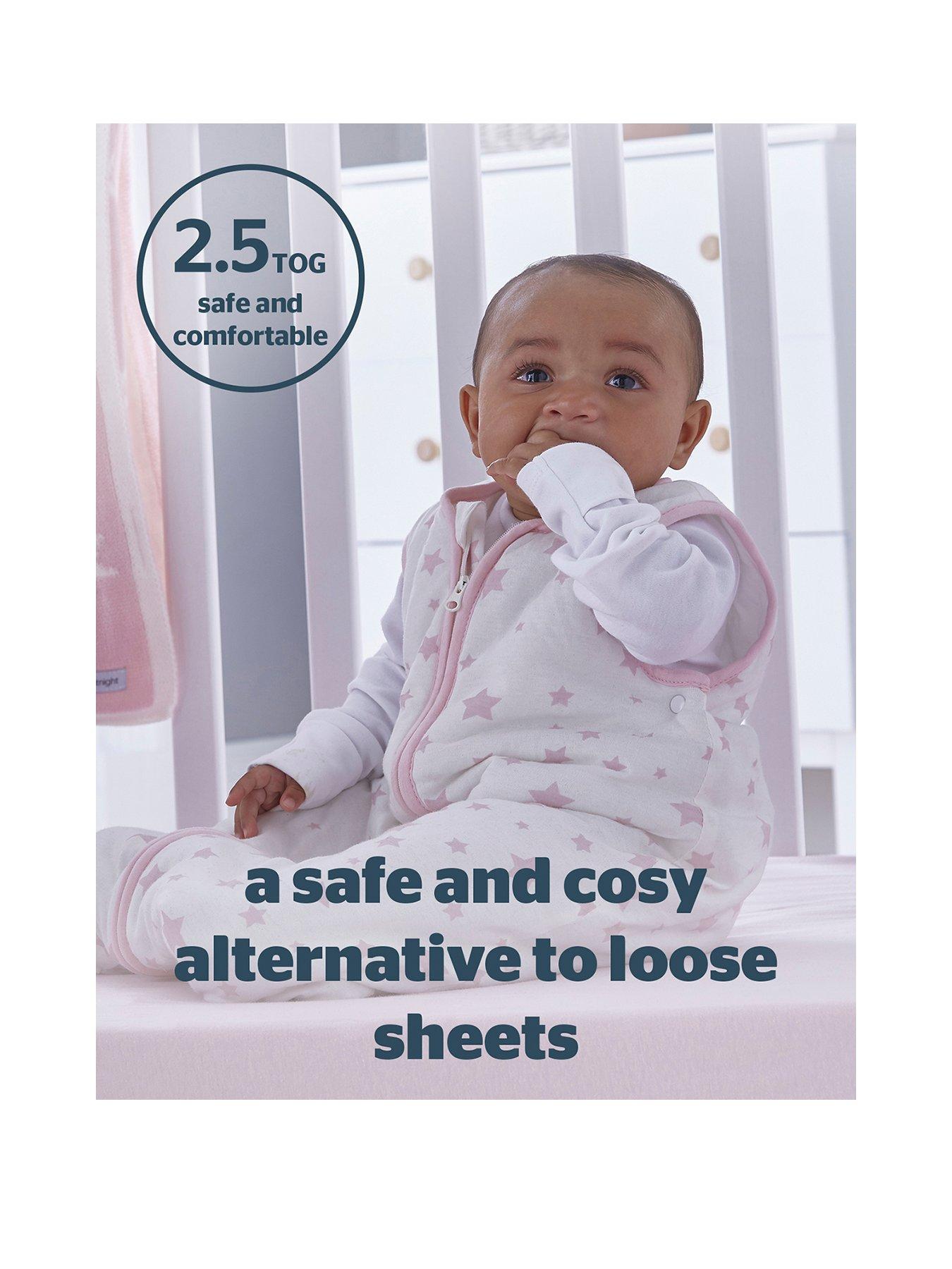 silentnight-safe-nights-6-18-months-25-tog-baby-sleeping-bag-pack-of-2-pinkstillFront