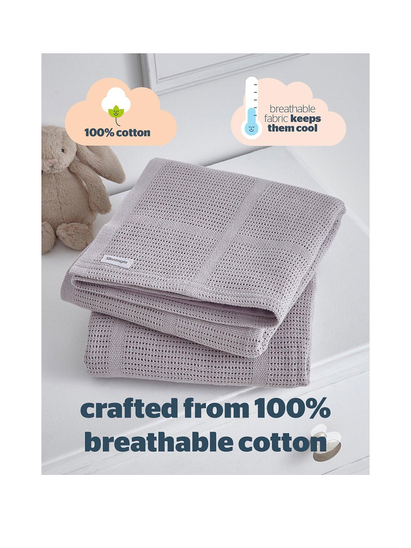 Image 2 of 7 of Silentnight Safe Nights Grow with Me 4-in-1 Pillowand Cellular Blanket 2 Pack Bundle - Grey