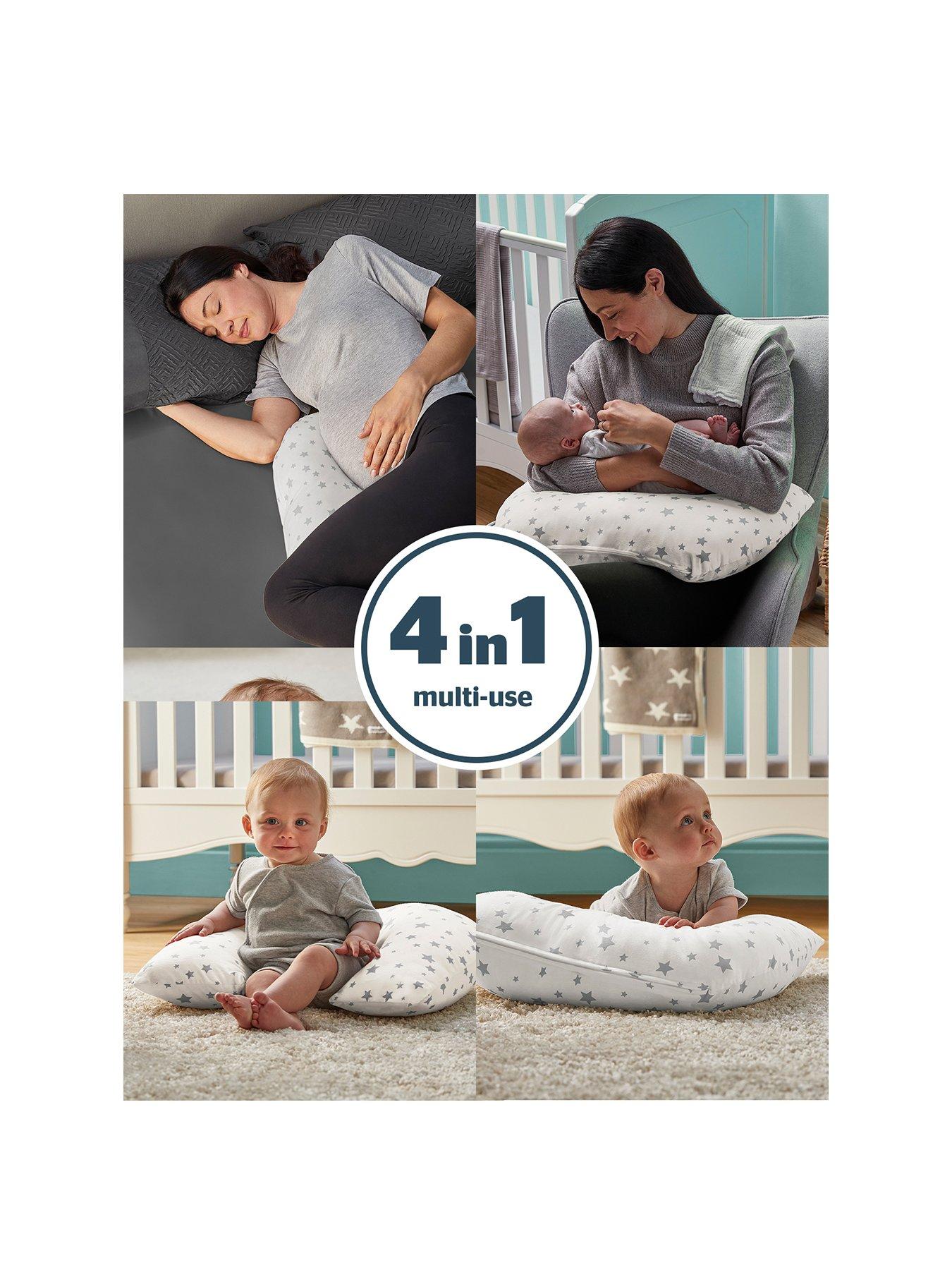 Image 3 of 7 of Silentnight Safe Nights Grow with Me 4-in-1 Pillowand Cellular Blanket 2 Pack Bundle - Grey