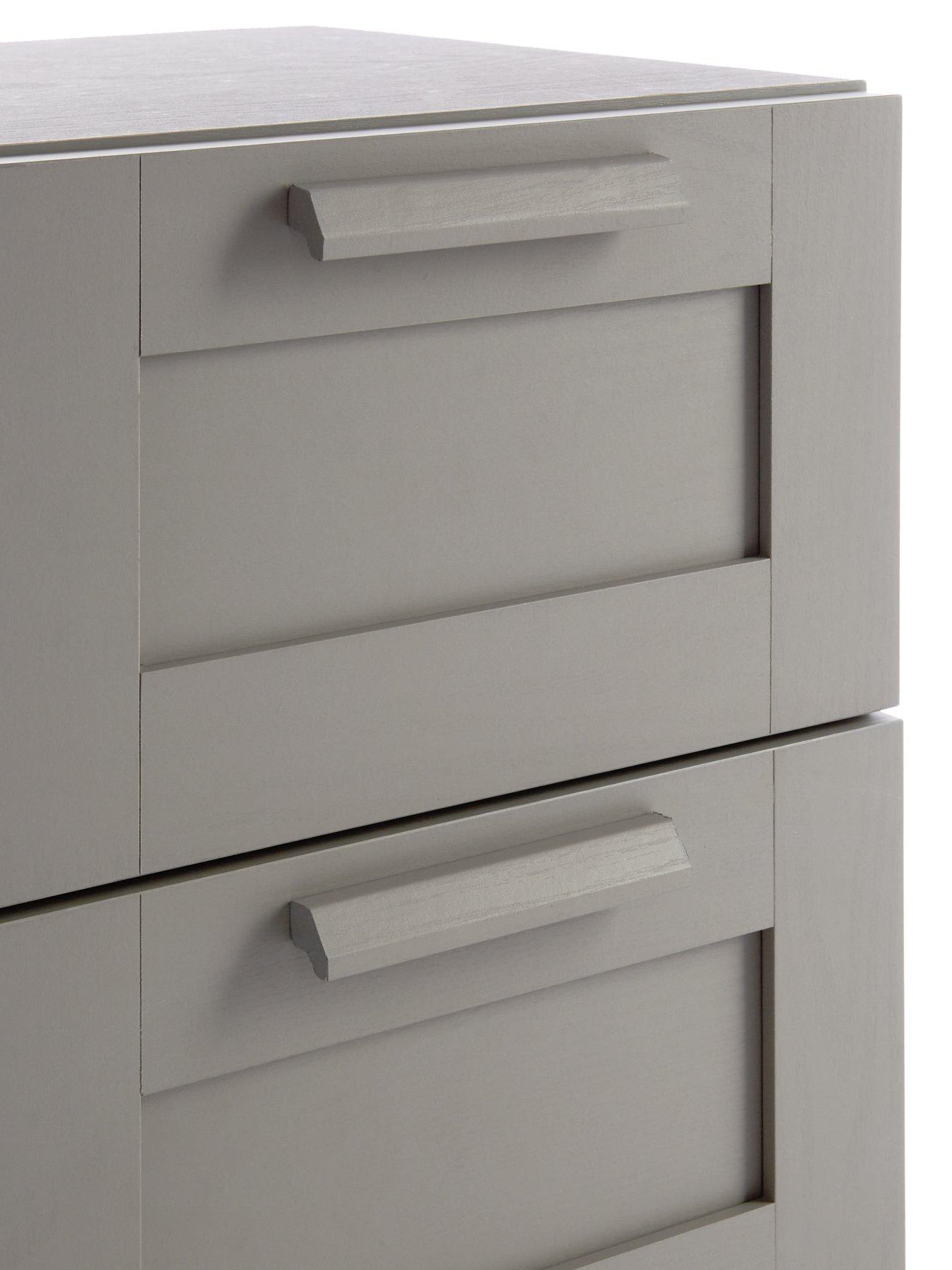 Image 6 of 6 of Everyday Taryn 2 Drawer Bedside Chest - Grey