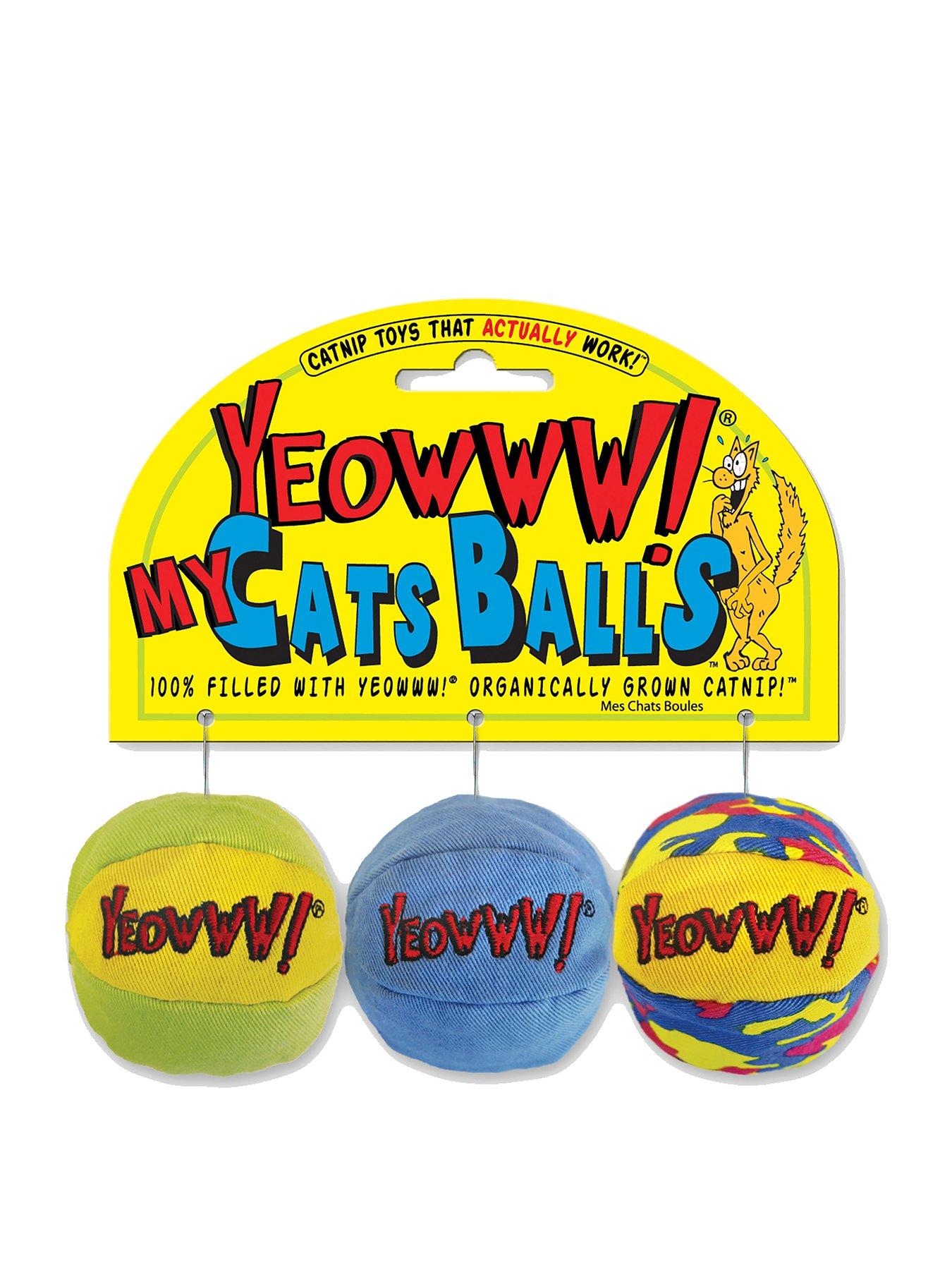 Yeowww! My Cats Catnip Balls (Set Of 3) in One Colour