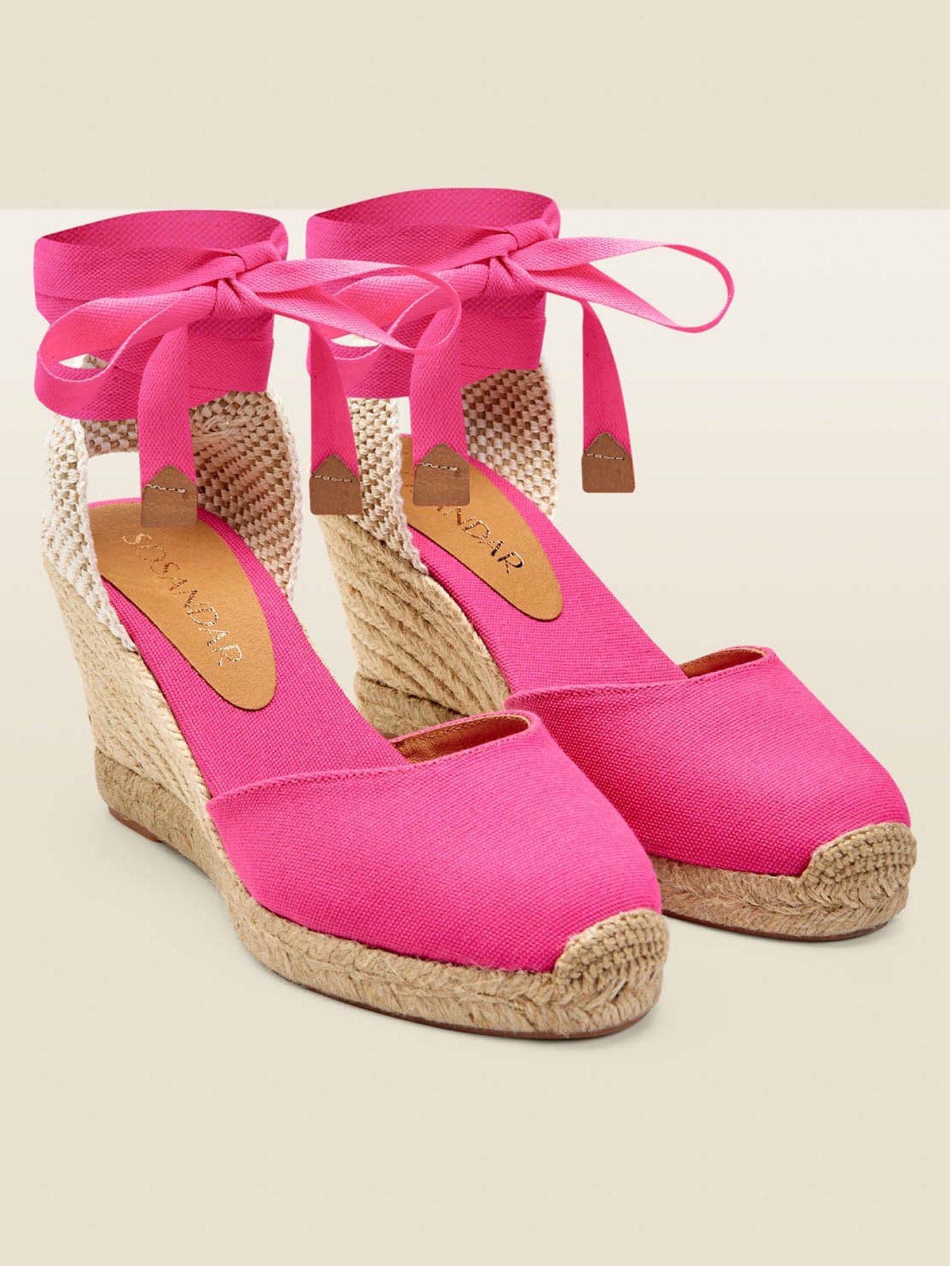 Pink espadrille store