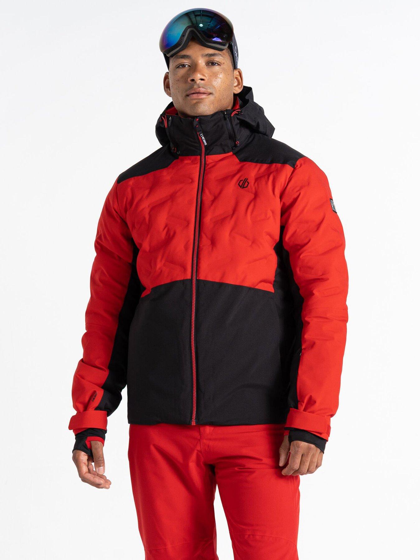 North face ski store jacket red