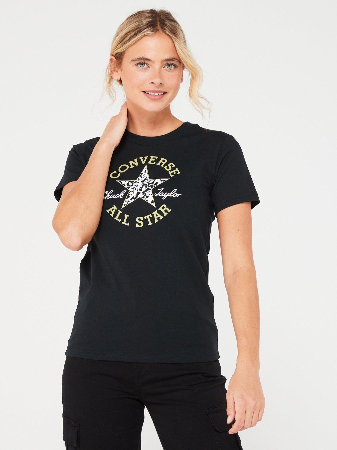 Converse t shirt dames new arrivals