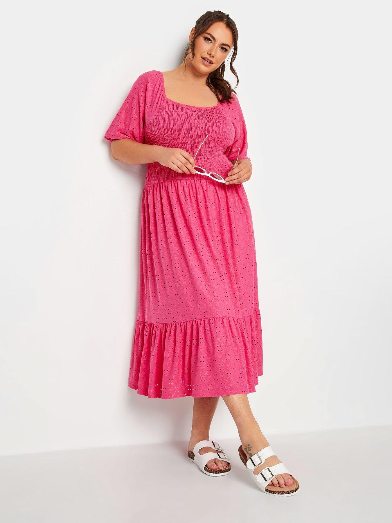 yours-yours-shirred-maxi-dress-pinkback