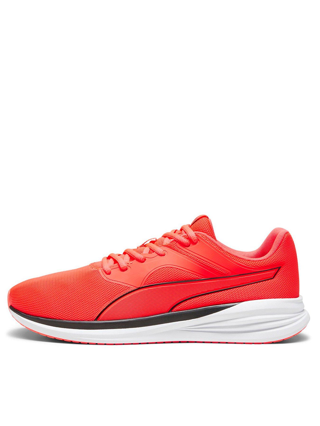 Orange puma shop running shoes