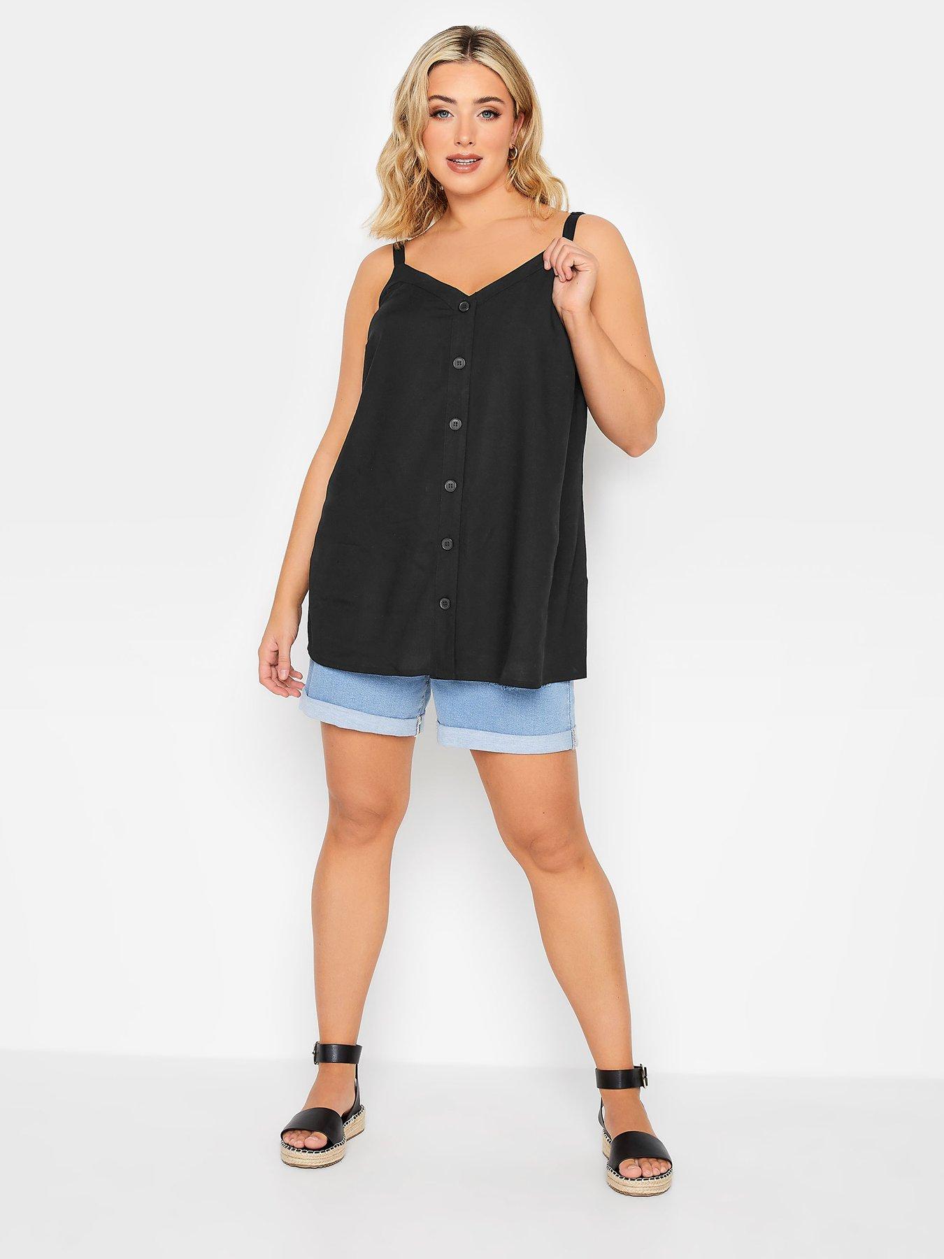 yours-yours-button-through-cami-blackback