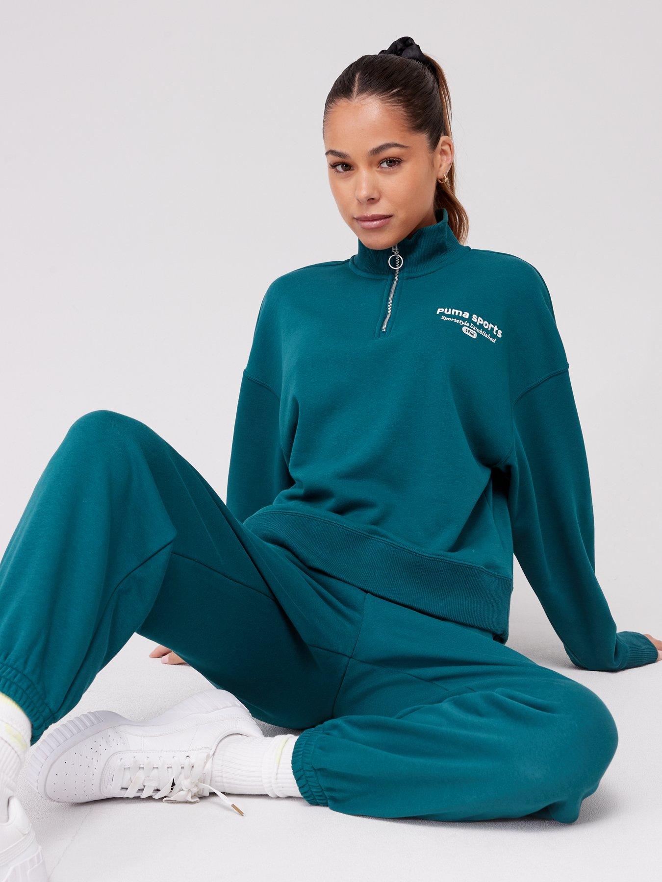 Image 6 of 6 of Puma Team Half-Zip - Dark Green