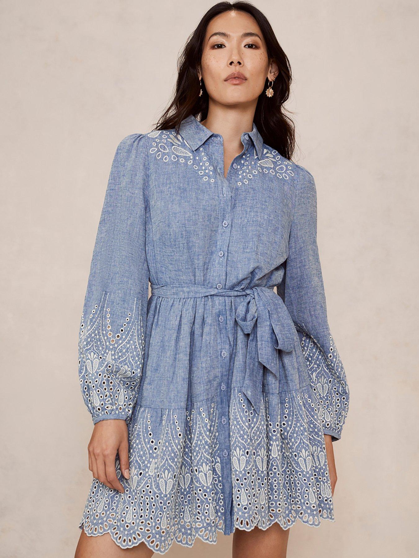 Mint velvet chambray on sale dress