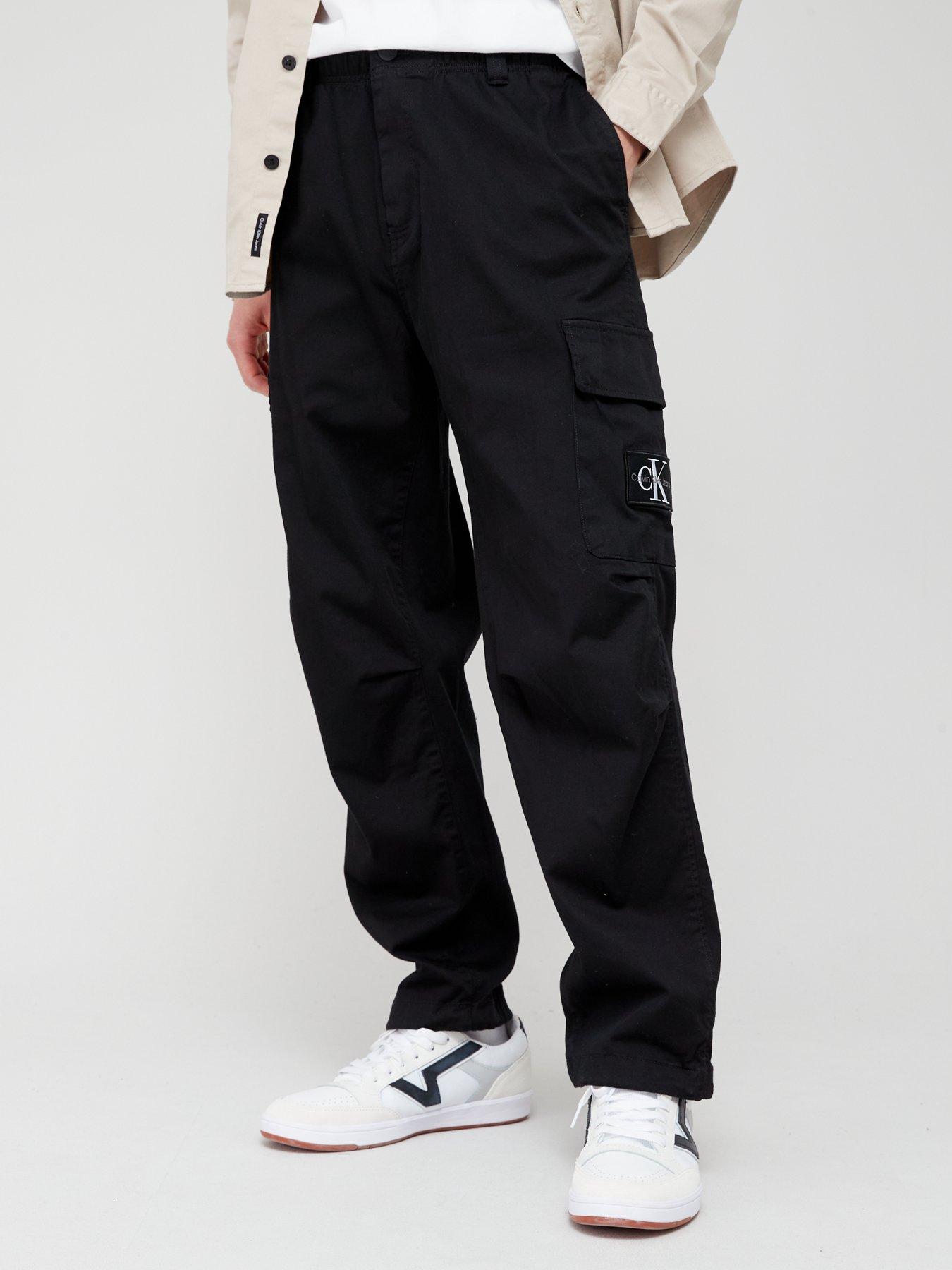 Meta Cargo Pant, Men's Black Stretch Cargo Pants