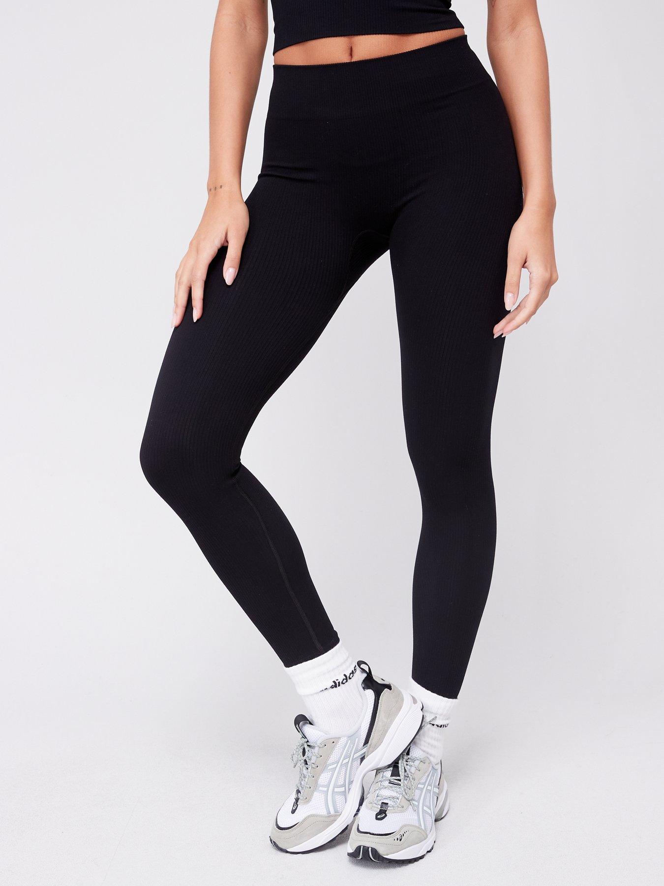 PIECES New Shiny Leggings - Black