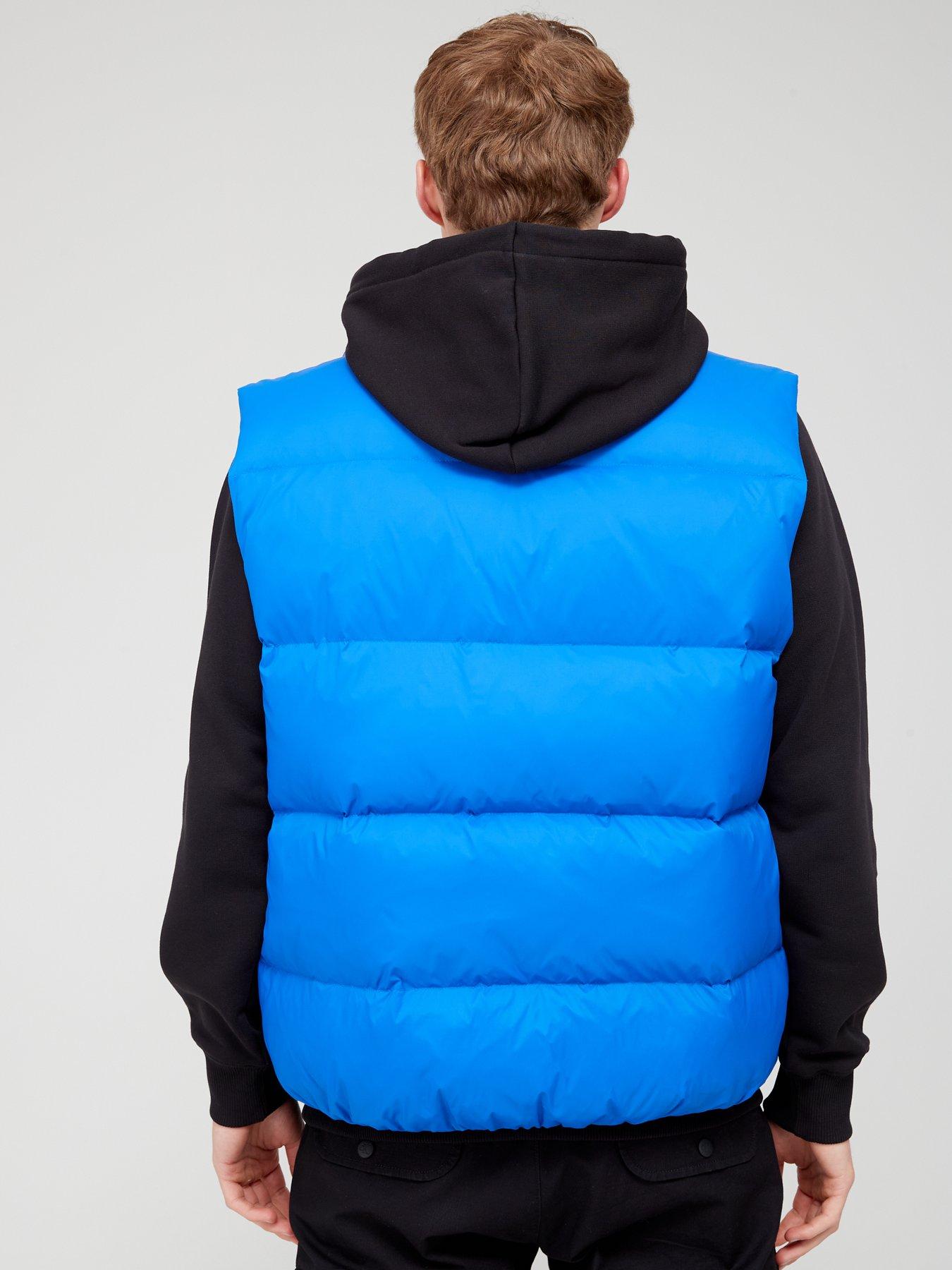 Calvin Klein Men's Lightweight Packable Hooded Puffer Vest, DEEP