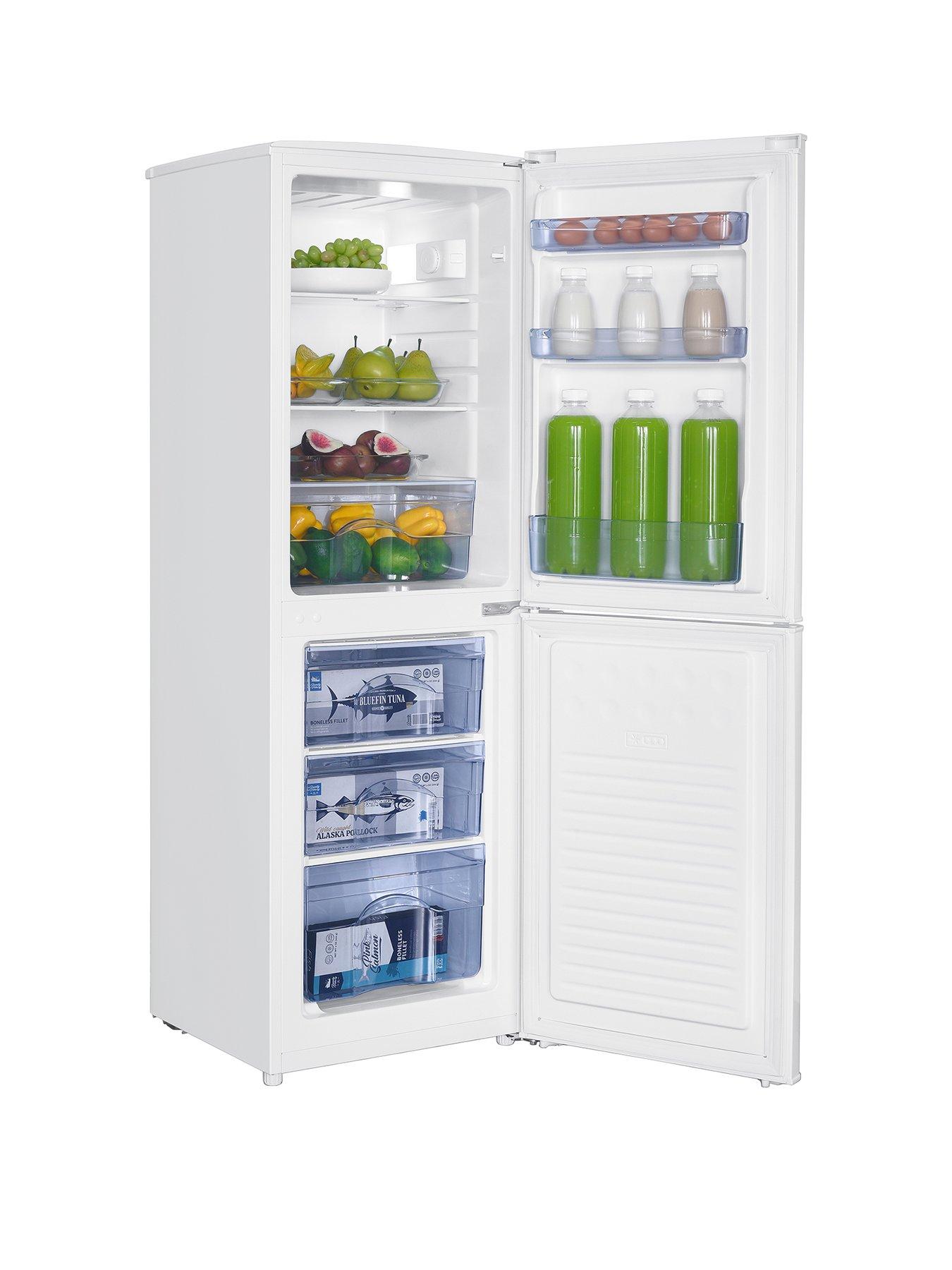 swan-swan-sr15690w-48cm-wide-144cm-high-5050-split-compact-fridge-freezer-whitestillFront