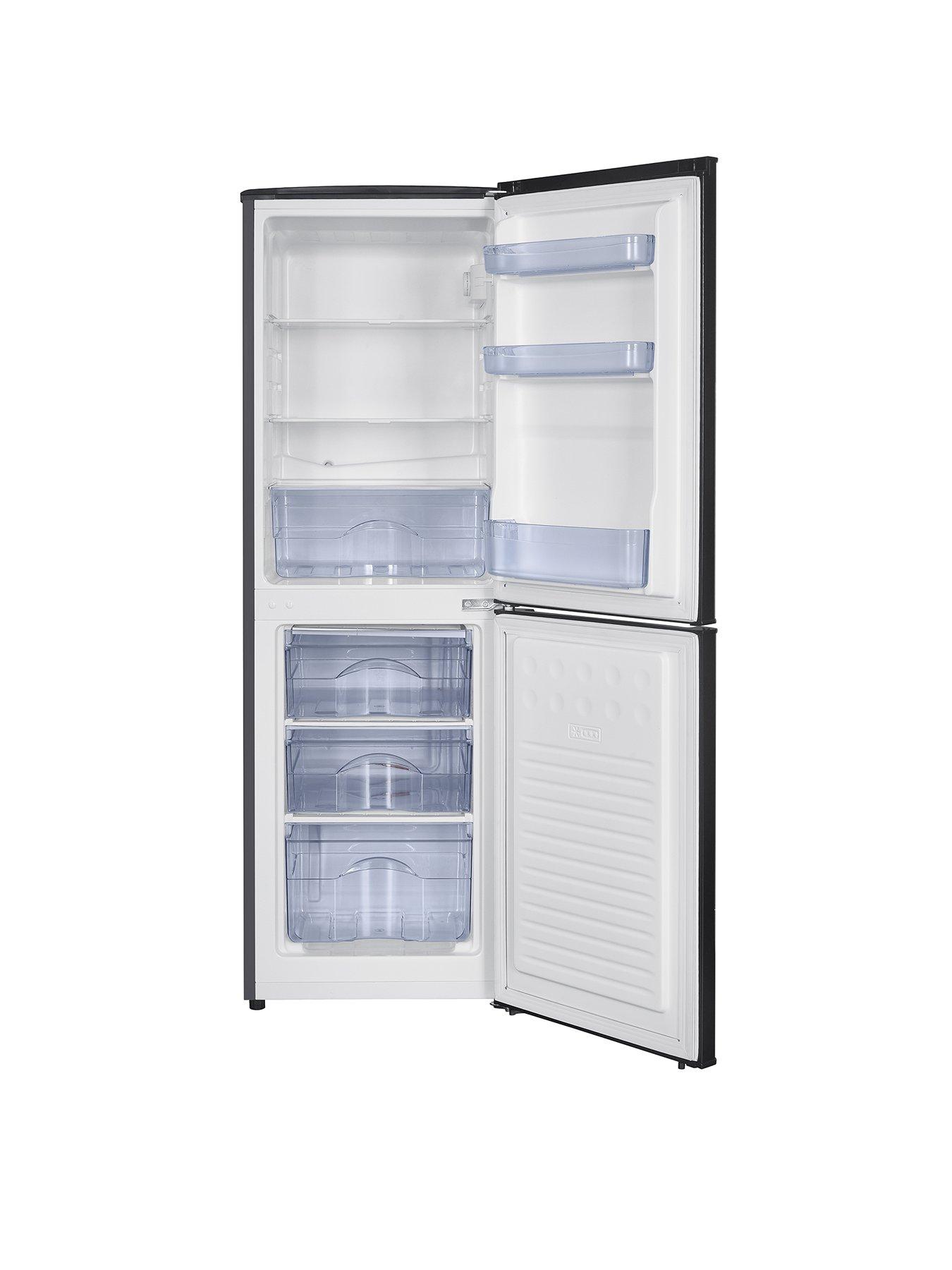 swan-swan-sr15690b-48cm-wide-144cm-high-5050-split-compact-fridge-freezer-blackback