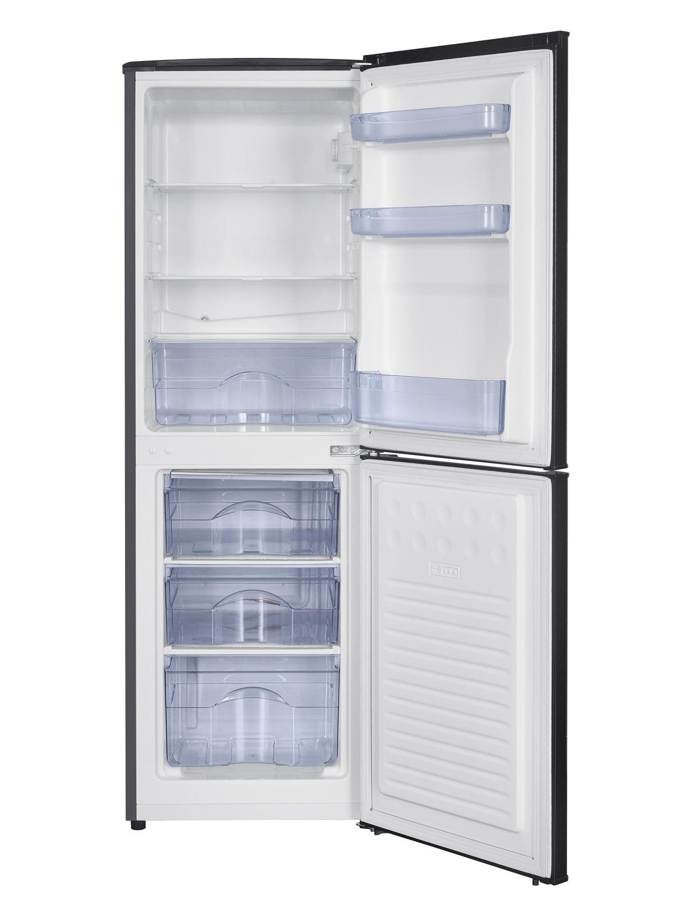 Image 4 of 7 of Swan Swan SR15690B 48cm Wide, 144cm High, 50/50 Split Compact Fridge Freezer - Black