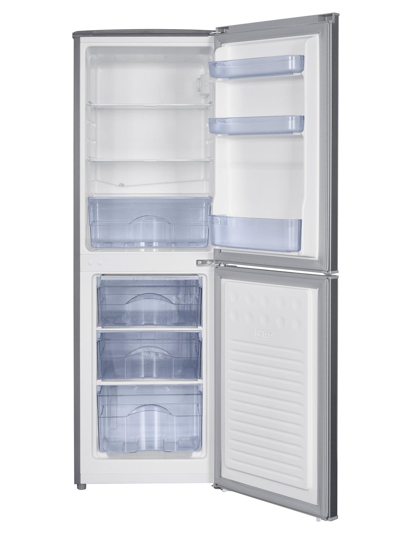 Image 3 of 7 of Swan SR15690S 48cm Wide, 144cm High, 50/50 Split Compact Fridge Freezer - Silver