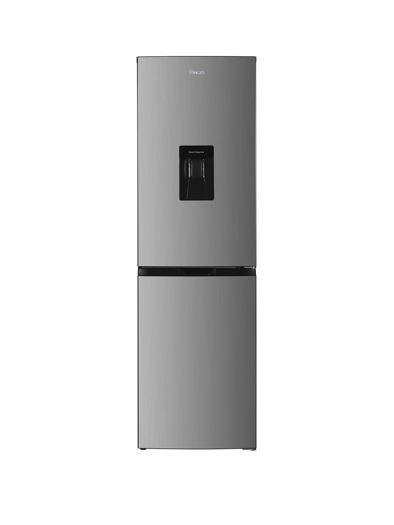 Image 1 of 6 of Swan SR156130I 55cm Wide, Total No Frost, 50/50 split, Water Dispenser, Fridge Freezer - Inox