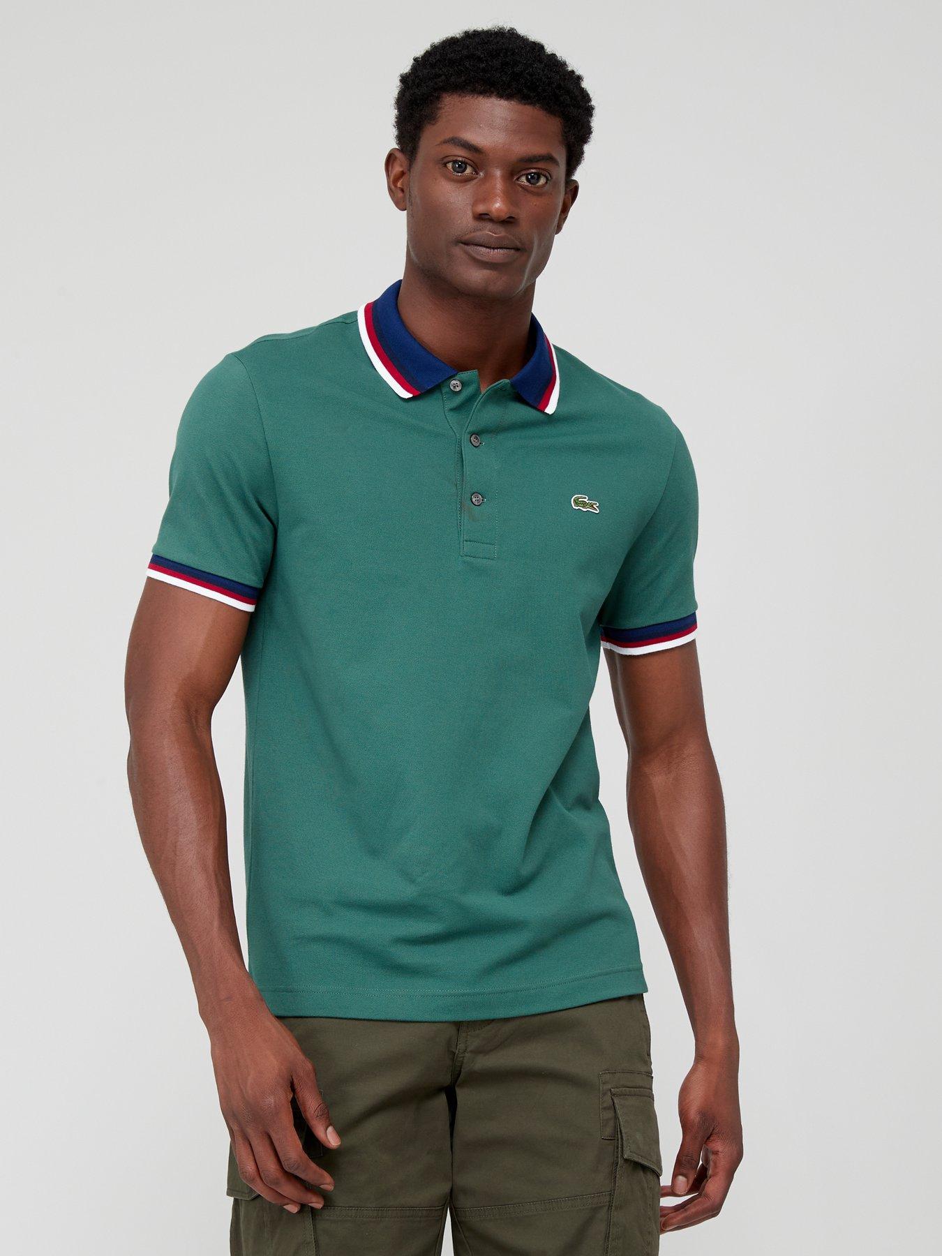 Lacoste tipped shop polo