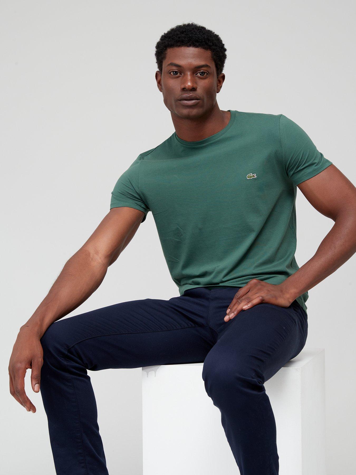 Dark green 2024 lacoste t shirt