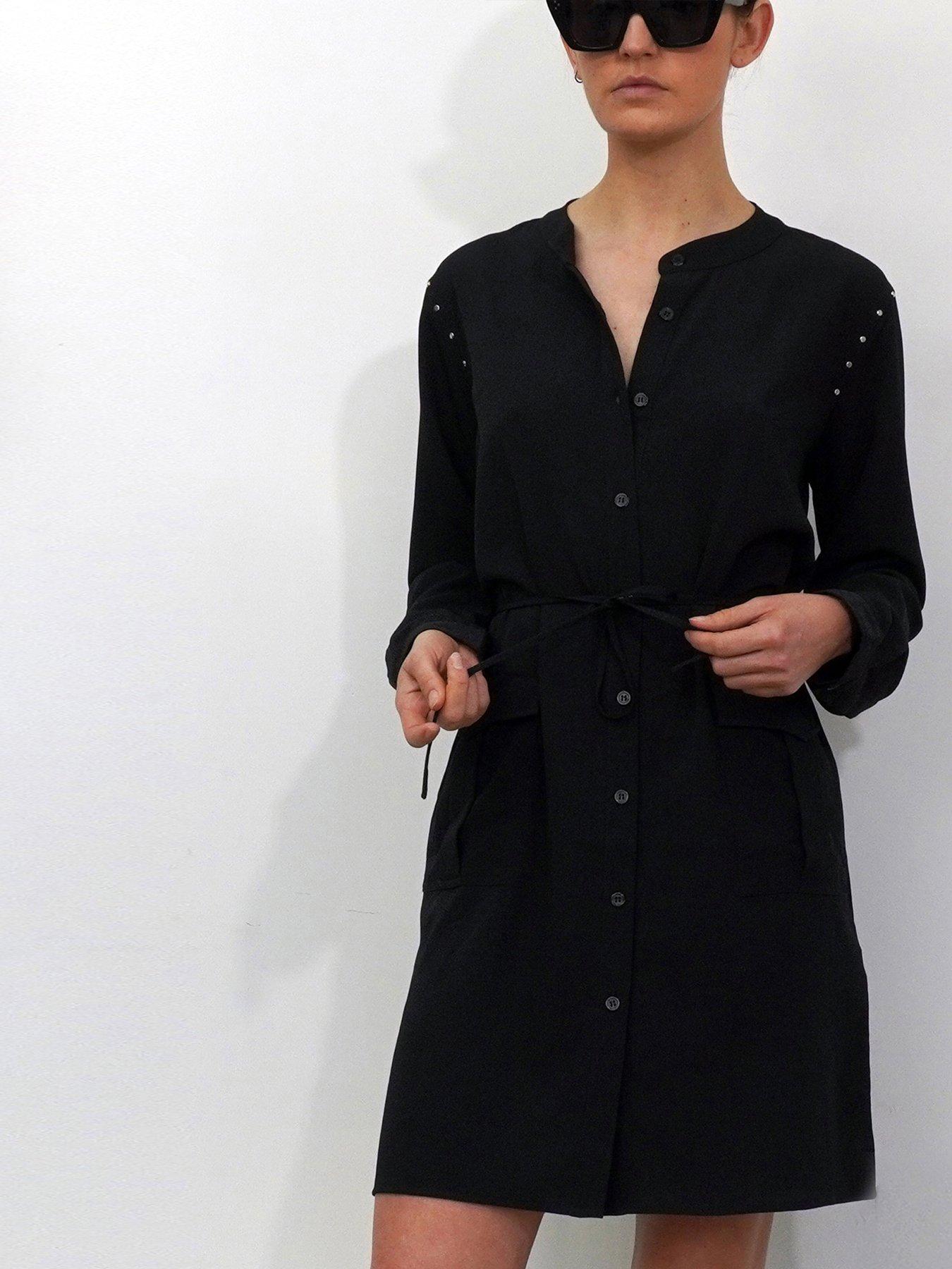 religion-religion-long-sleeve-pocket-detail-tunic-shirt-dress-blackoutfit