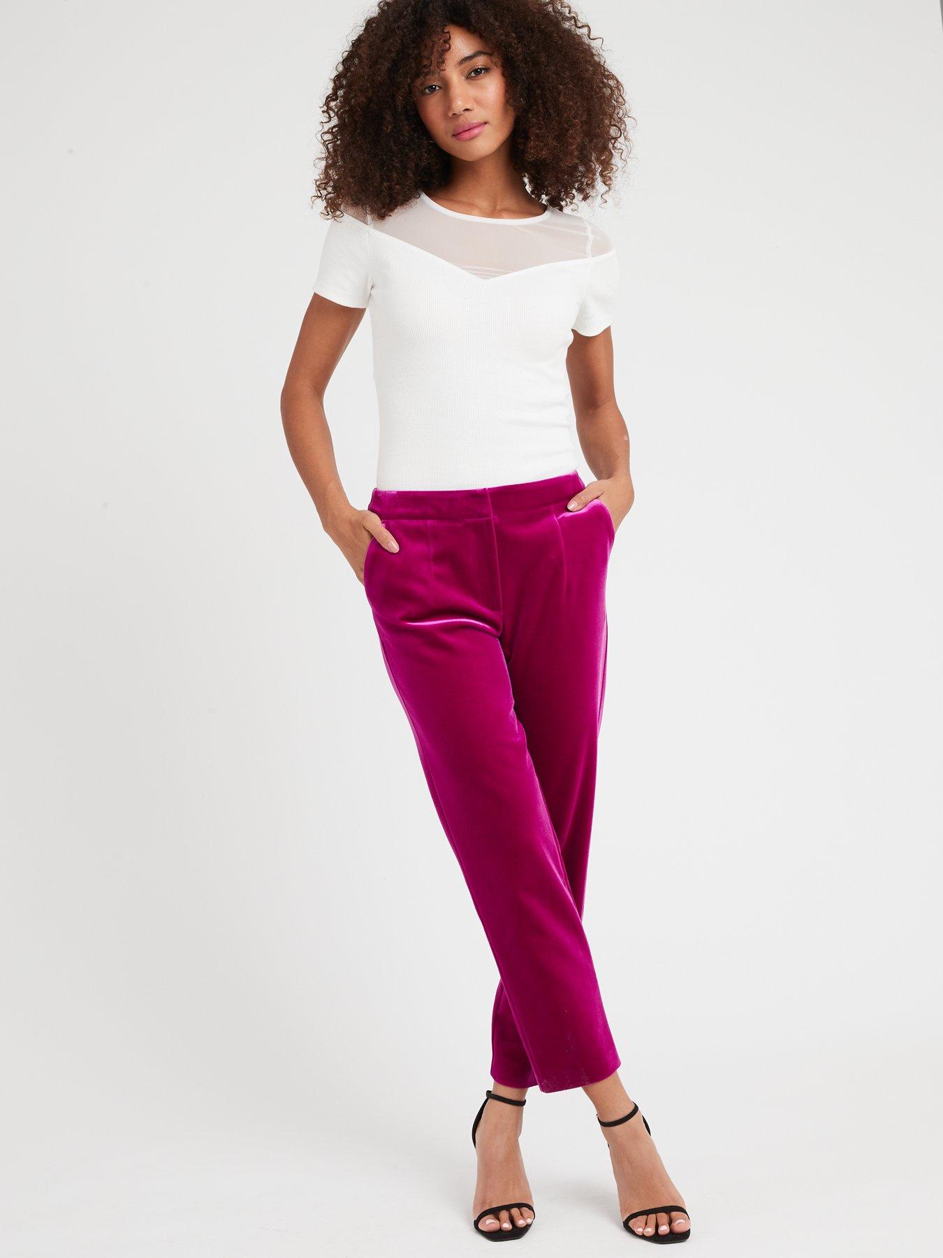 Pink cigarette best sale trousers