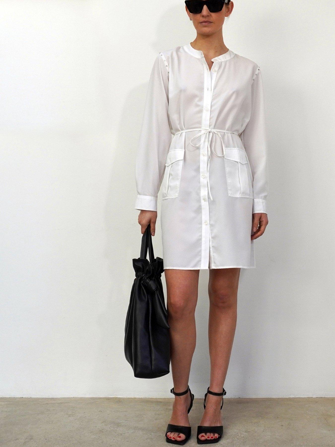 Long tunic hotsell shirt dress