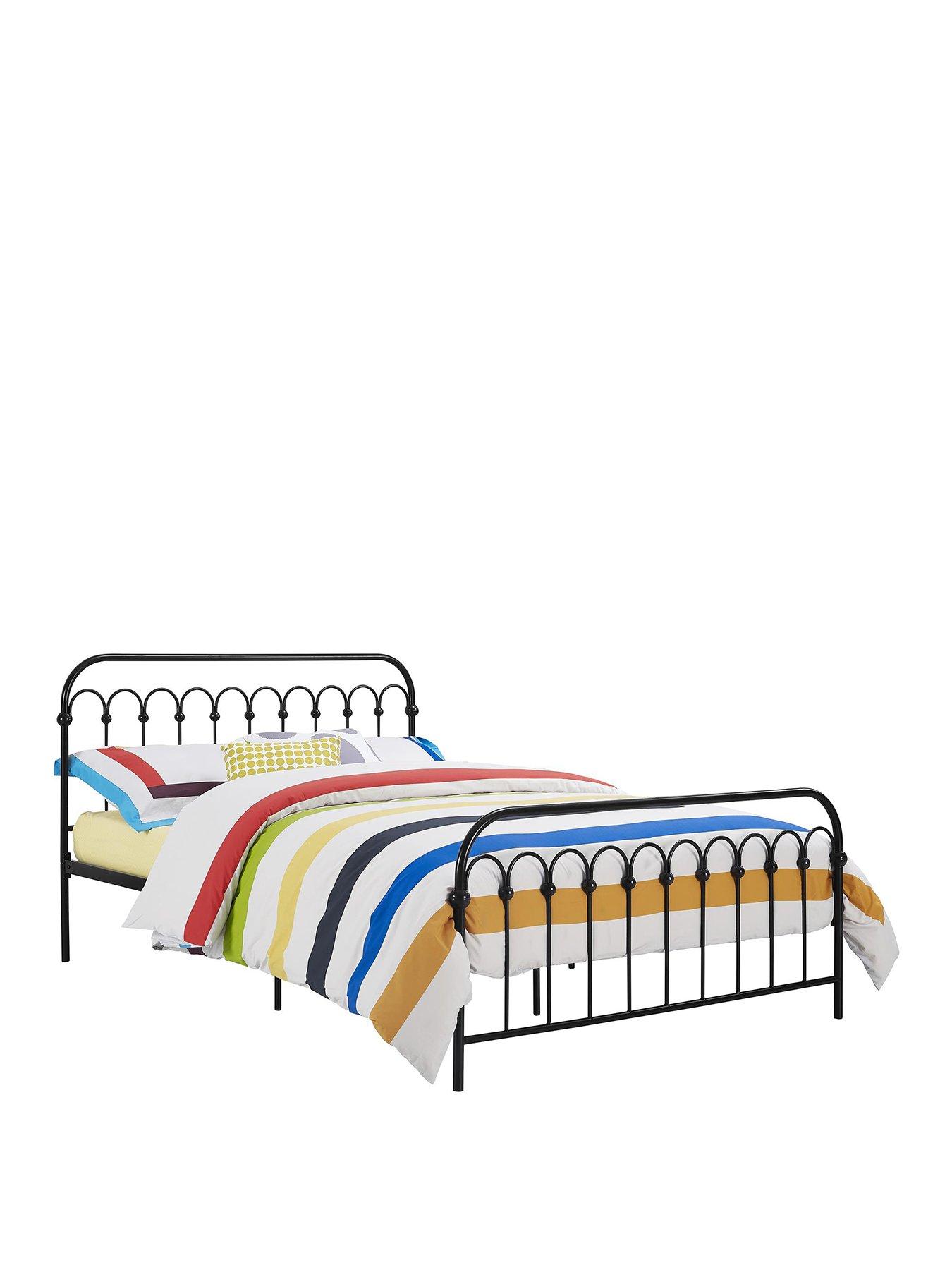 novogratz-bright-pop-double-metal-bed-frame-blackstillFront