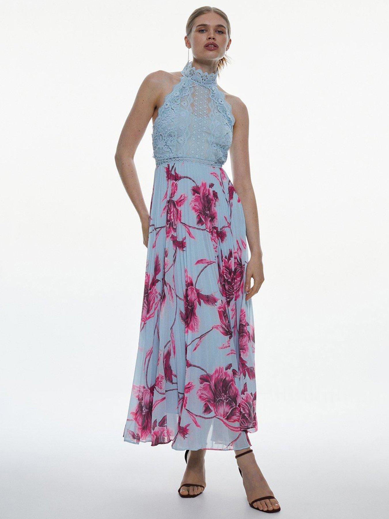 Floral pleated dress karen millen hotsell