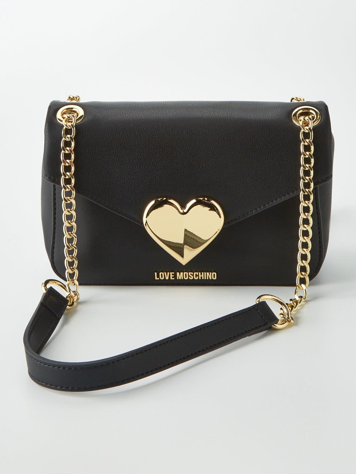 Moschino purse black sale