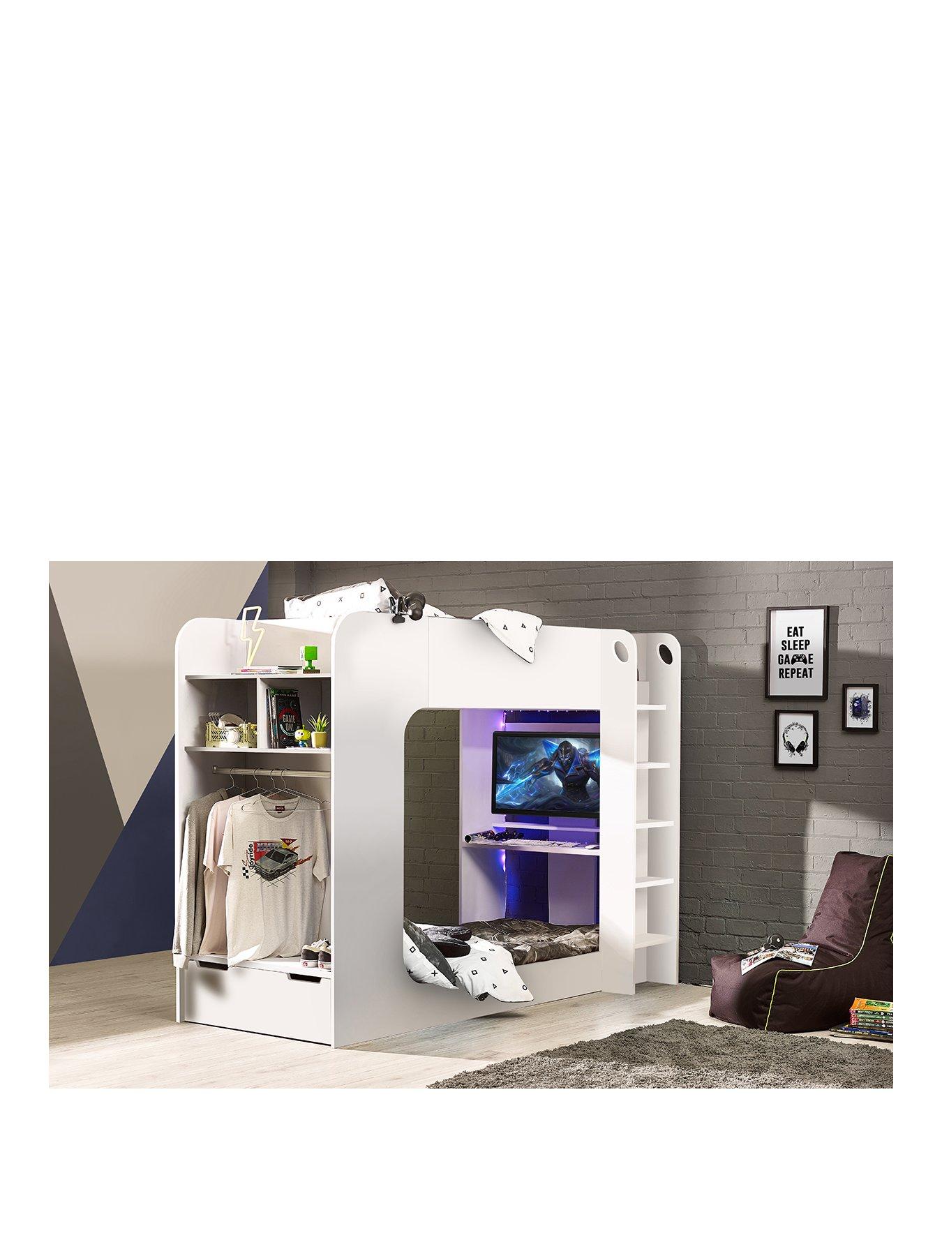 julian-bowen-impact-gaming-bunk-bed-white