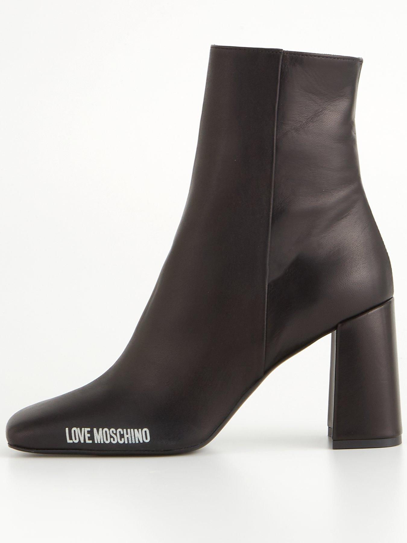 Moschino shop black boots