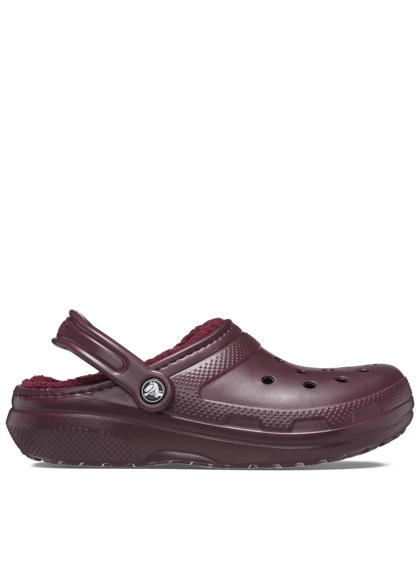 Maroon crocs best sale